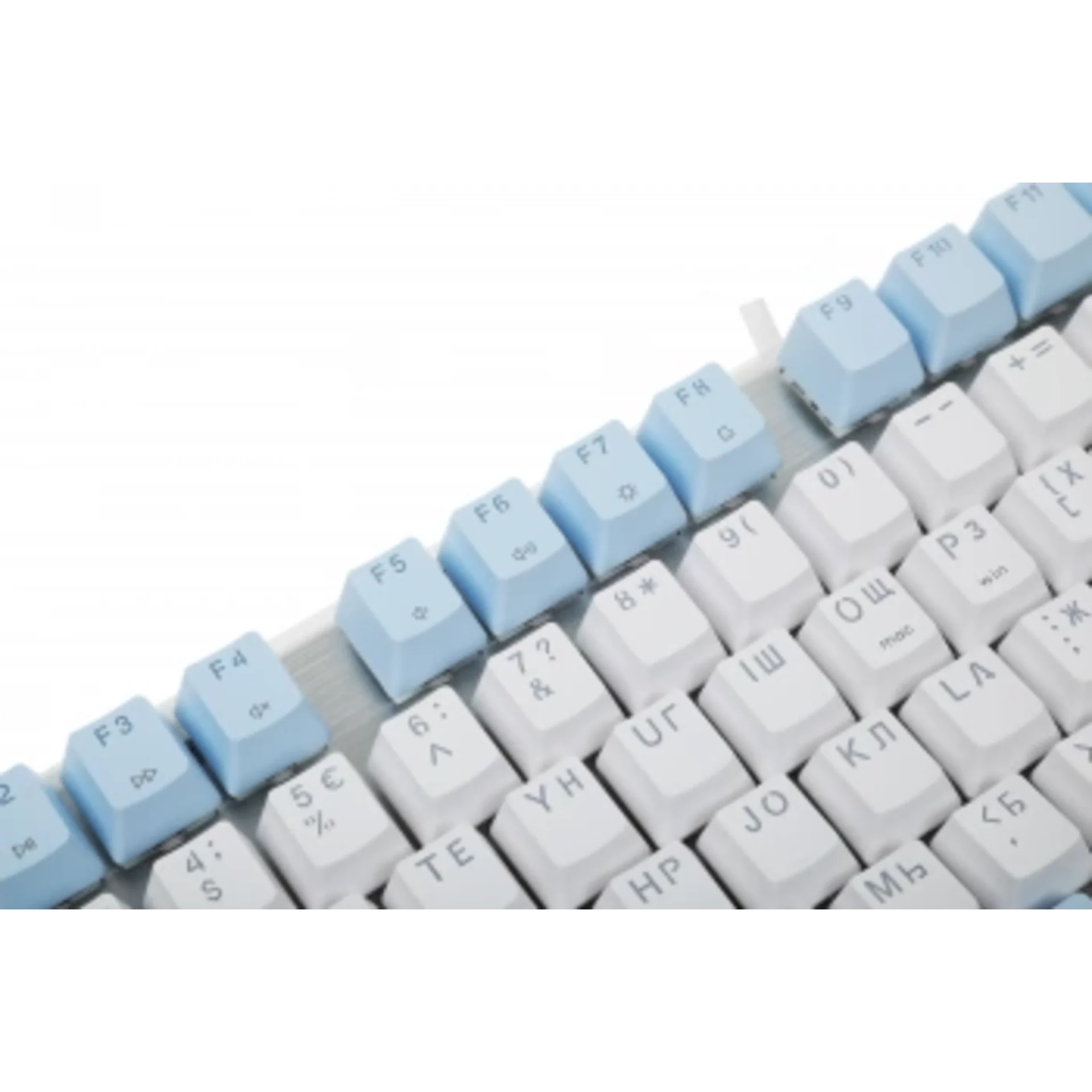 Клавиатура A4Tech Fstyler FS100 Neon механическая синий USB for gamer LED (FS100)