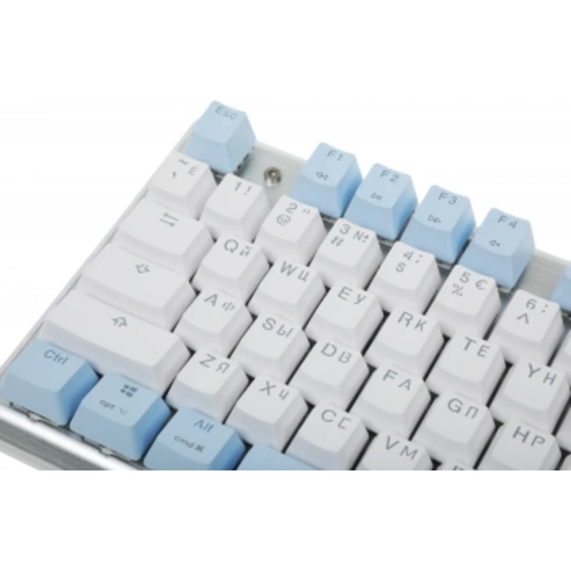 Клавиатура A4Tech Fstyler FS100 Neon механическая синий USB for gamer LED (FS100)