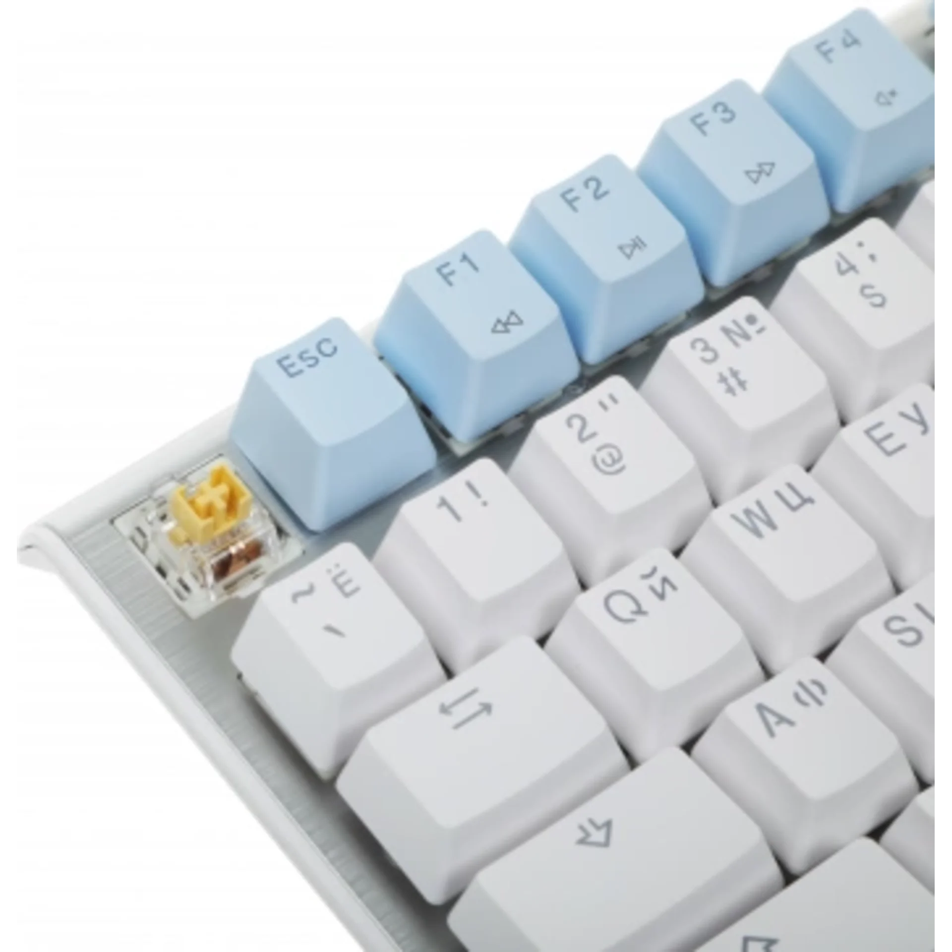 Клавиатура A4Tech Fstyler FS100 Neon механическая синий USB for gamer LED (FS100)