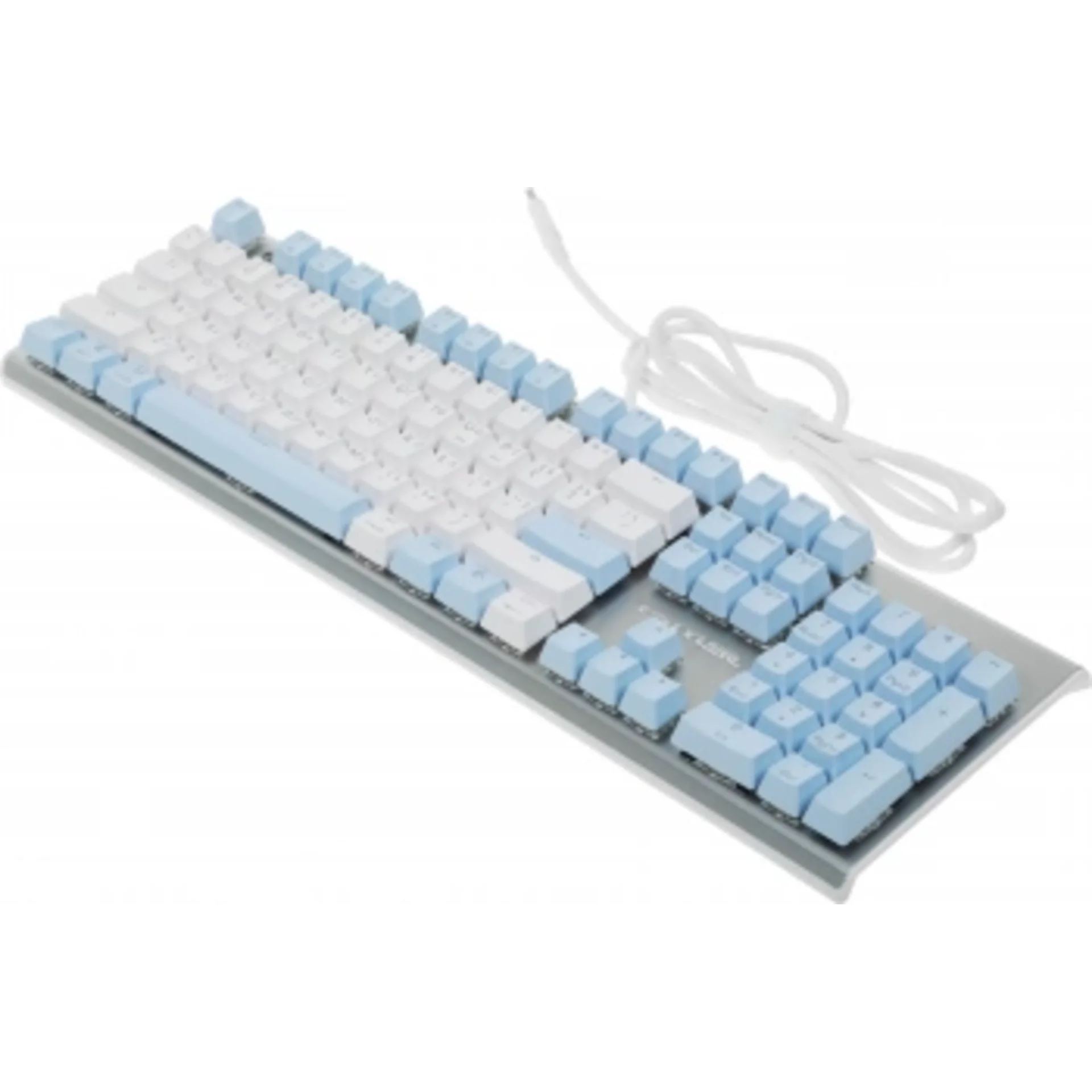 Клавиатура A4Tech Fstyler FS100 Neon механическая синий USB for gamer LED (FS100)