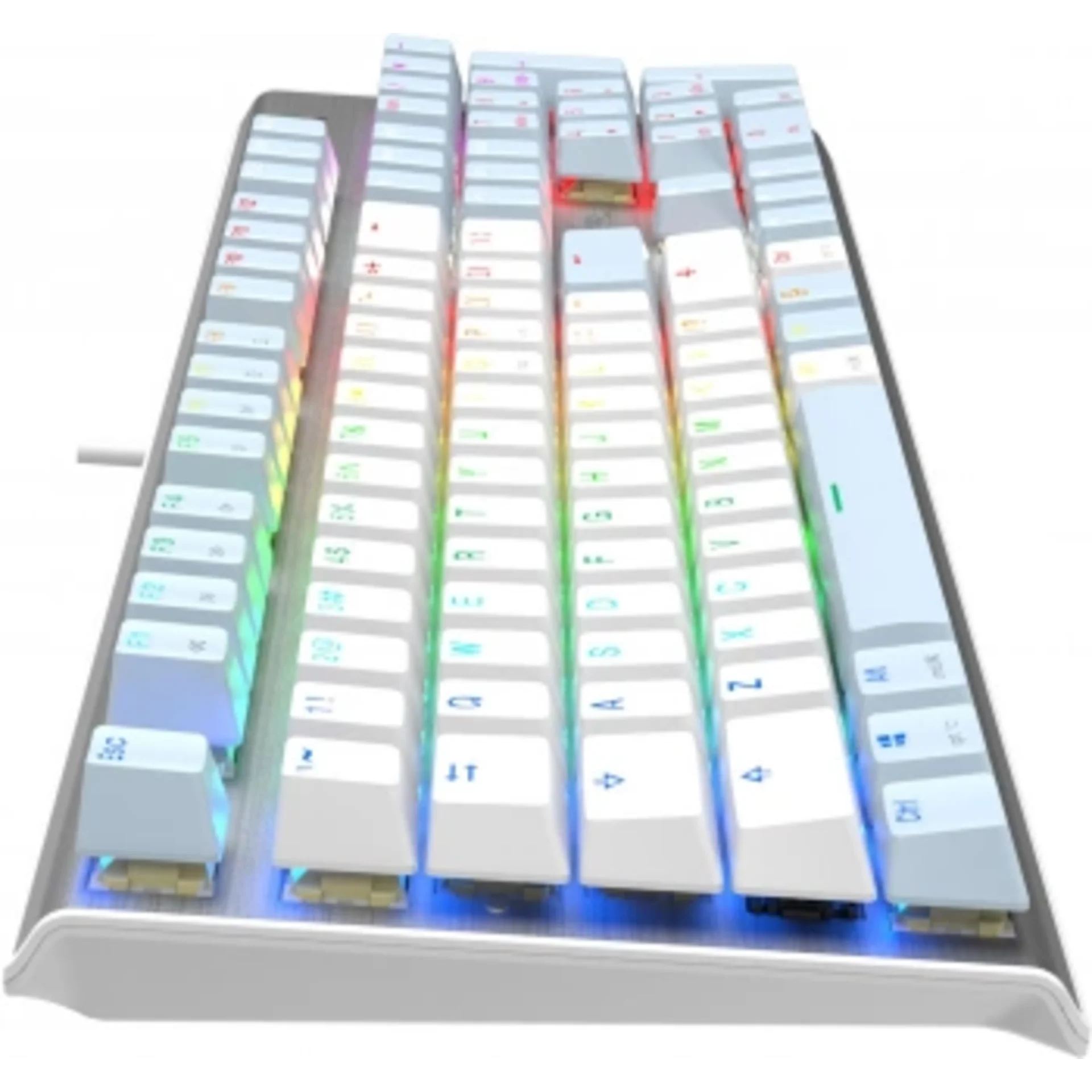 Клавиатура A4Tech Fstyler FS100 Neon механическая синий USB for gamer LED (FS100)