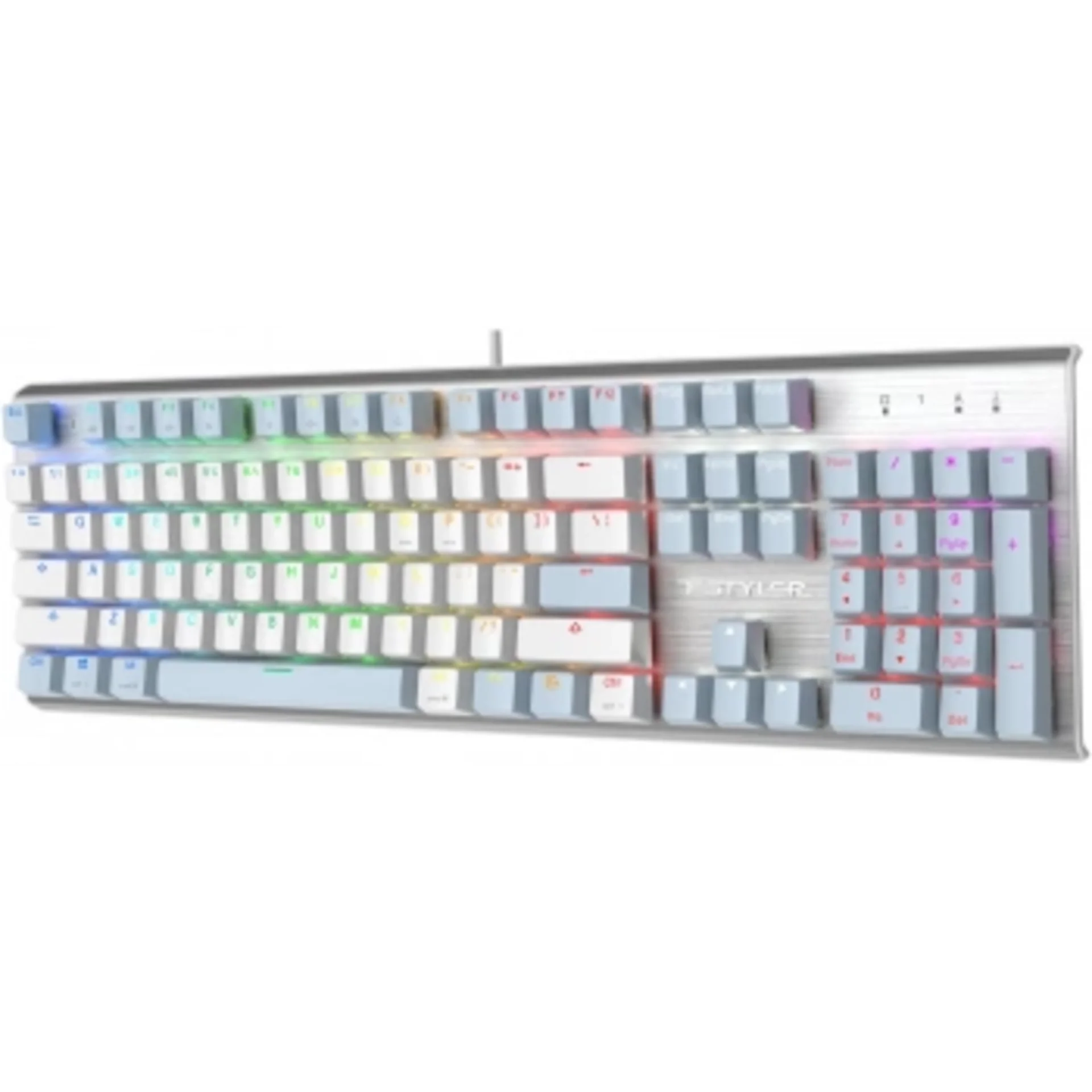 Клавиатура A4Tech Fstyler FS100 Neon механическая синий USB for gamer LED (FS100)