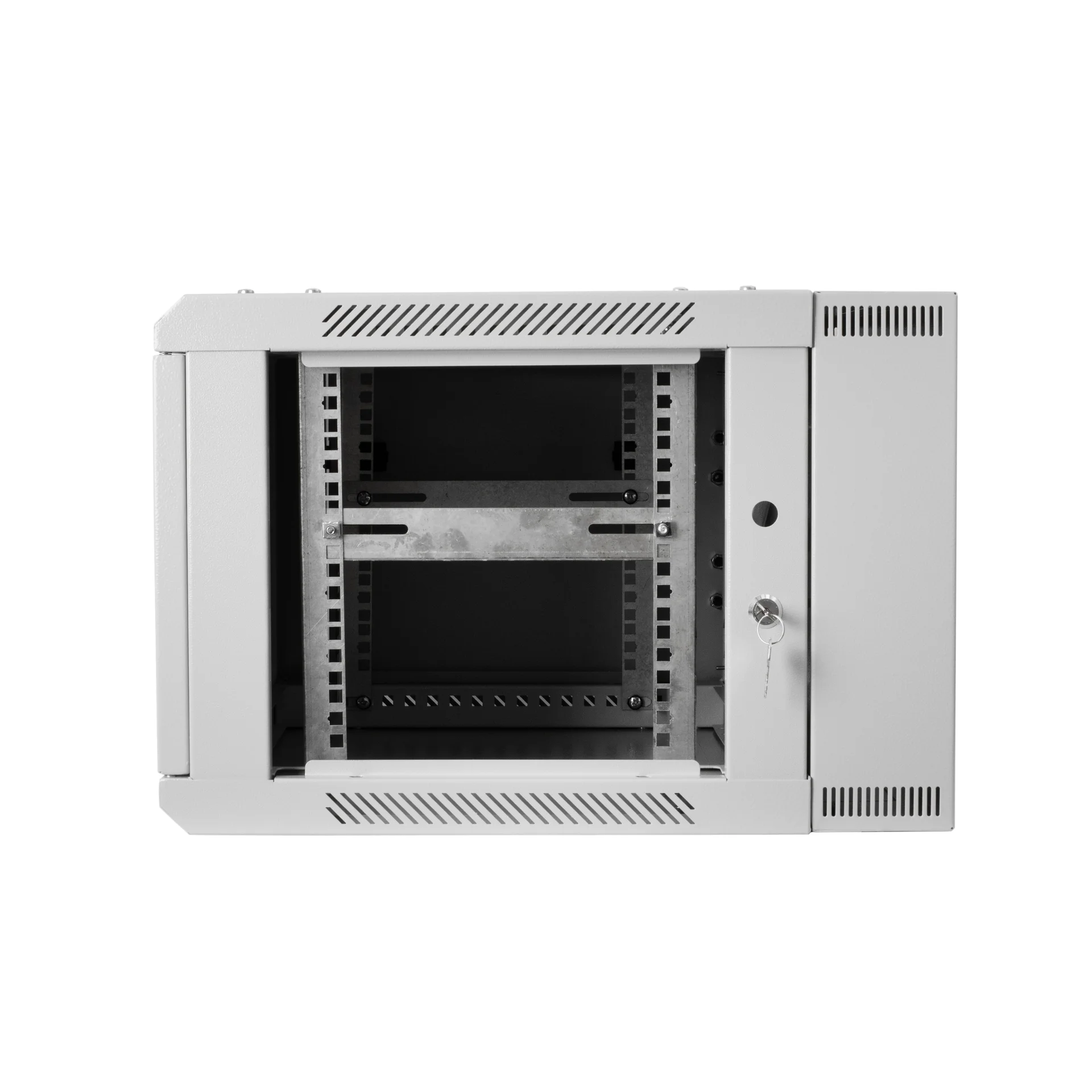 Шкаф телекоммуникационный настенный 6U, 600х550х370мм двухсекционный