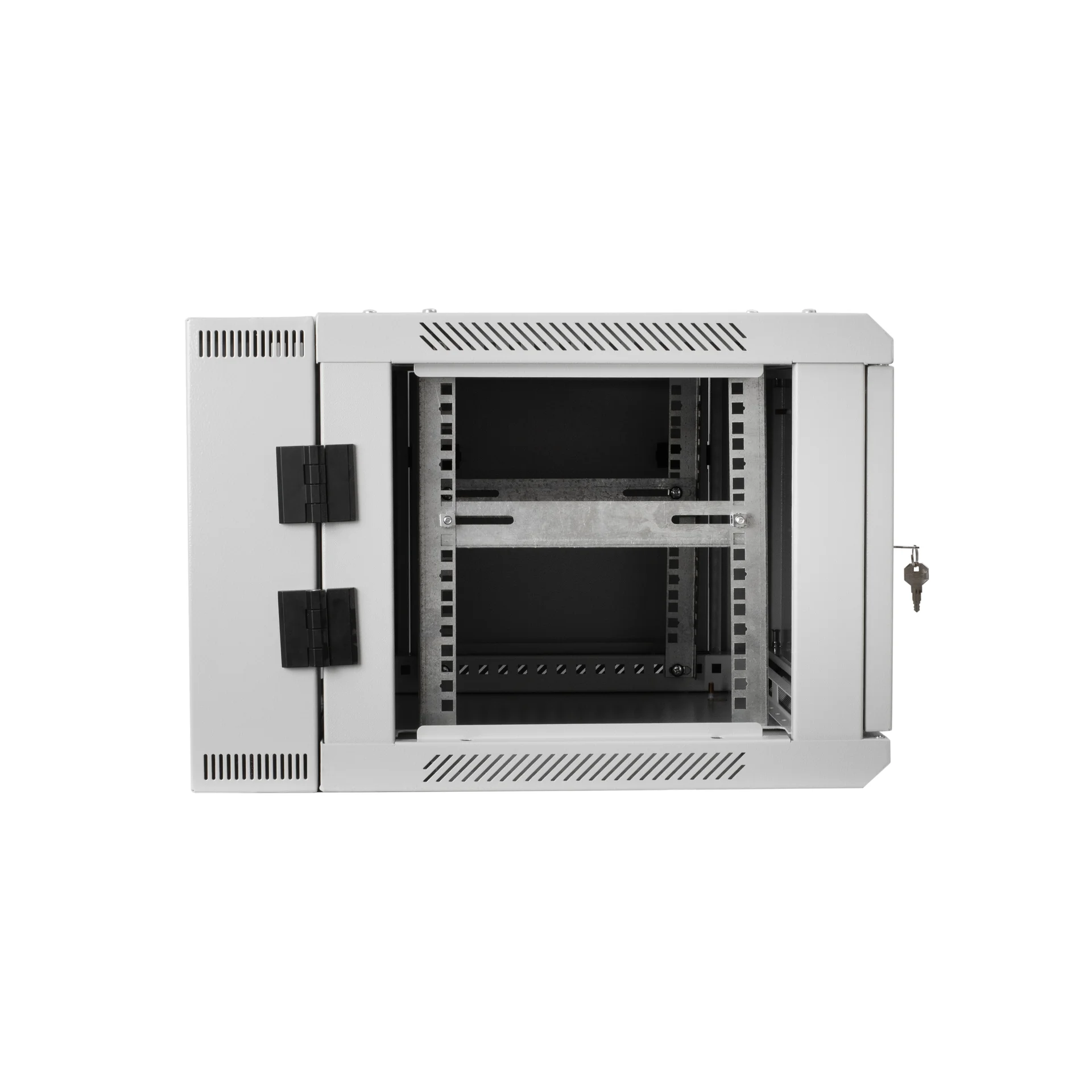 Шкаф телекоммуникационный настенный 6U, 600х550х370мм двухсекционный