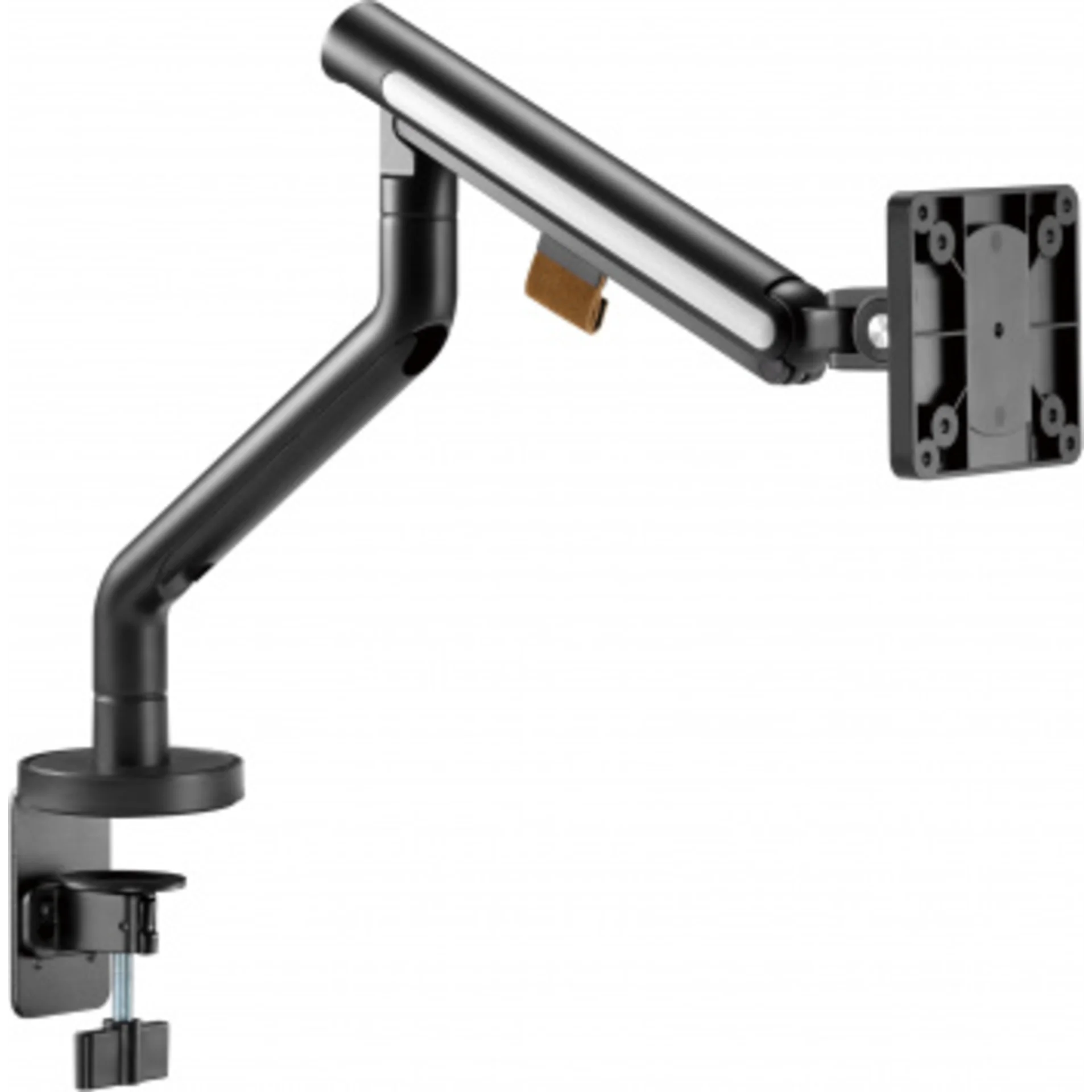 Кронштейн для мониторов Ultramounts UM725B черный 17"-32" макс.9кг крепление к столешнице поворот и