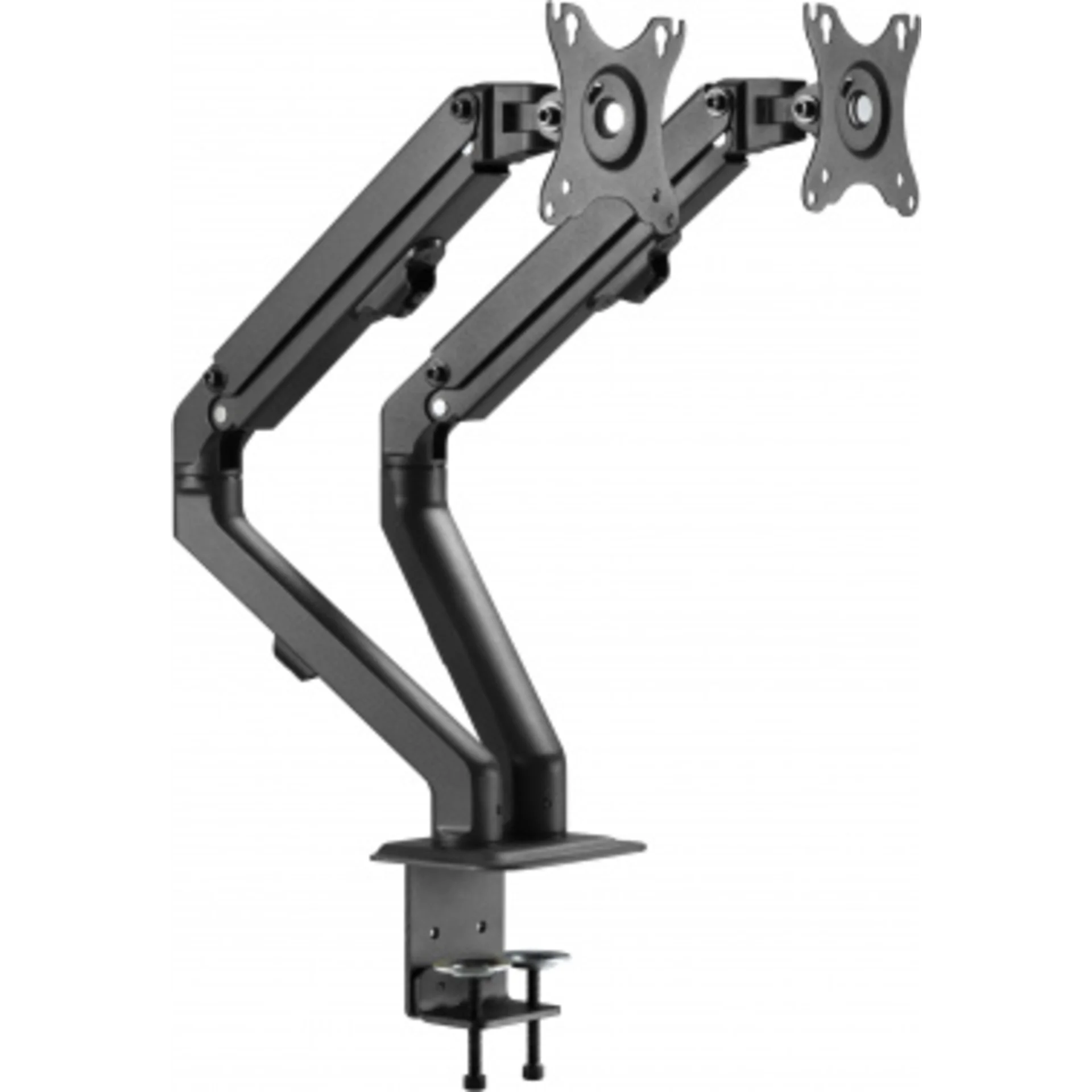 Кронштейн для мониторов Ultramounts UM729 черный 17"-27" макс.7кг крепление к столешнице поворот и н