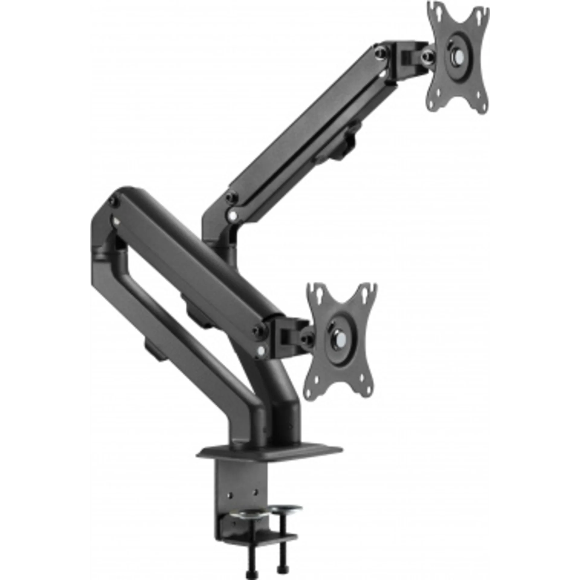 Кронштейн для мониторов Ultramounts UM729 черный 17"-27" макс.7кг крепление к столешнице поворот и н