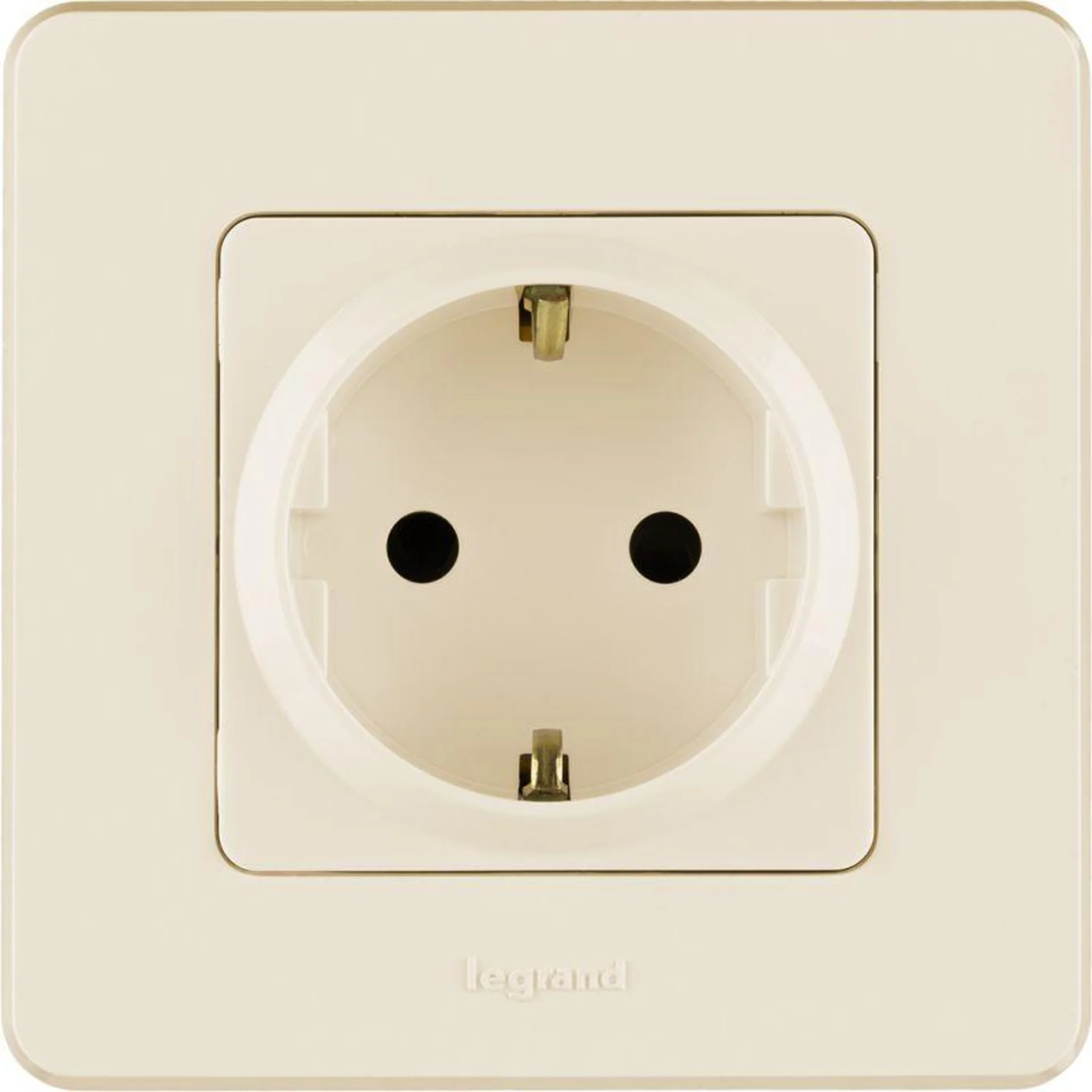 Розетка 1-м СП Inspiria 16А IP20 250В 2P+E немецк. стандарт механизм сл. кость Leg 673721