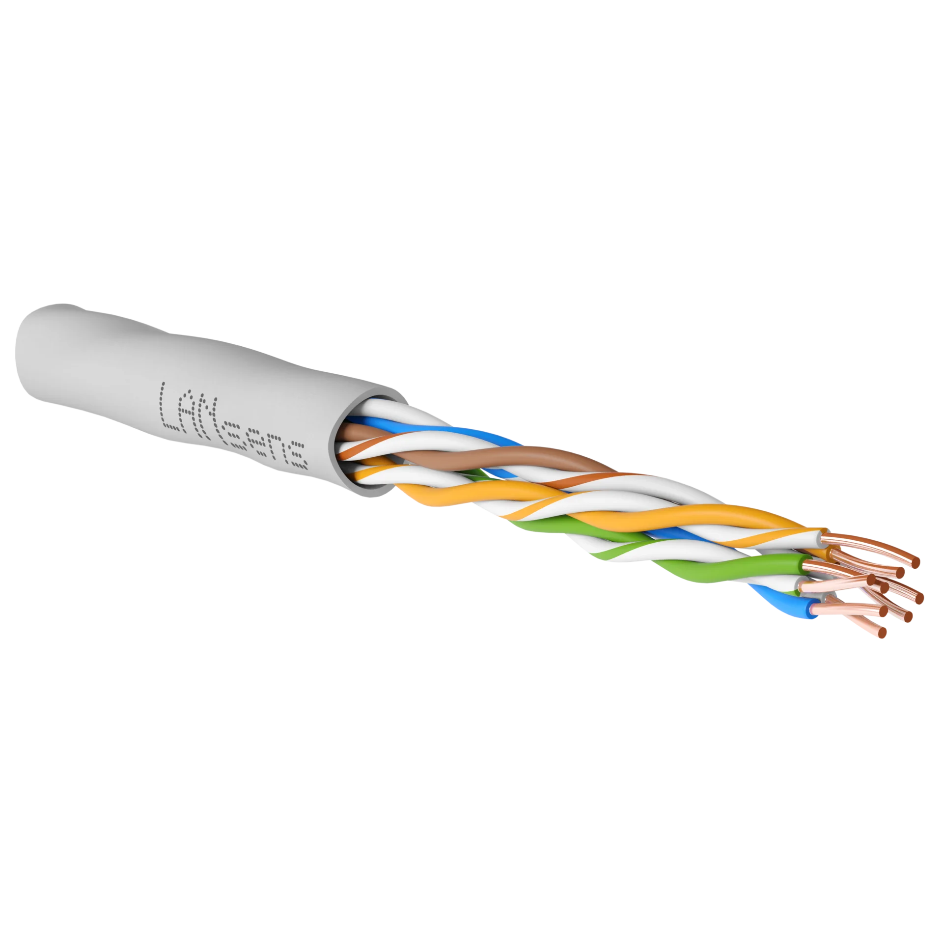 Кабель витая пара LANsens UTP, 4 пары Cat.5e, PVC, indoor, 305м