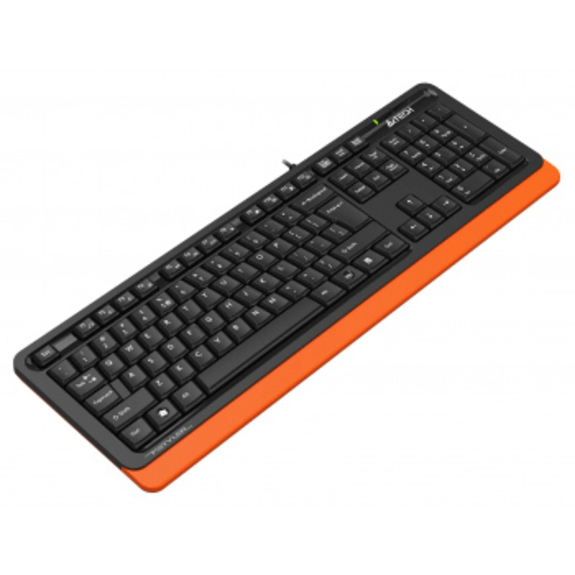 Клавиатура A4Tech Fstyler FKS10 черный/оранжевый USB