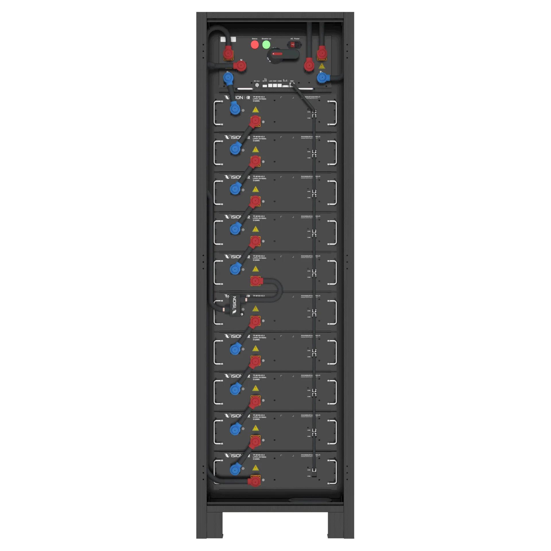 Литий-ионная батарейная система 512 VDC 100 Ah серии SNR-BAT (вкл. батарейные модули, систему управления, комплект перемычек)