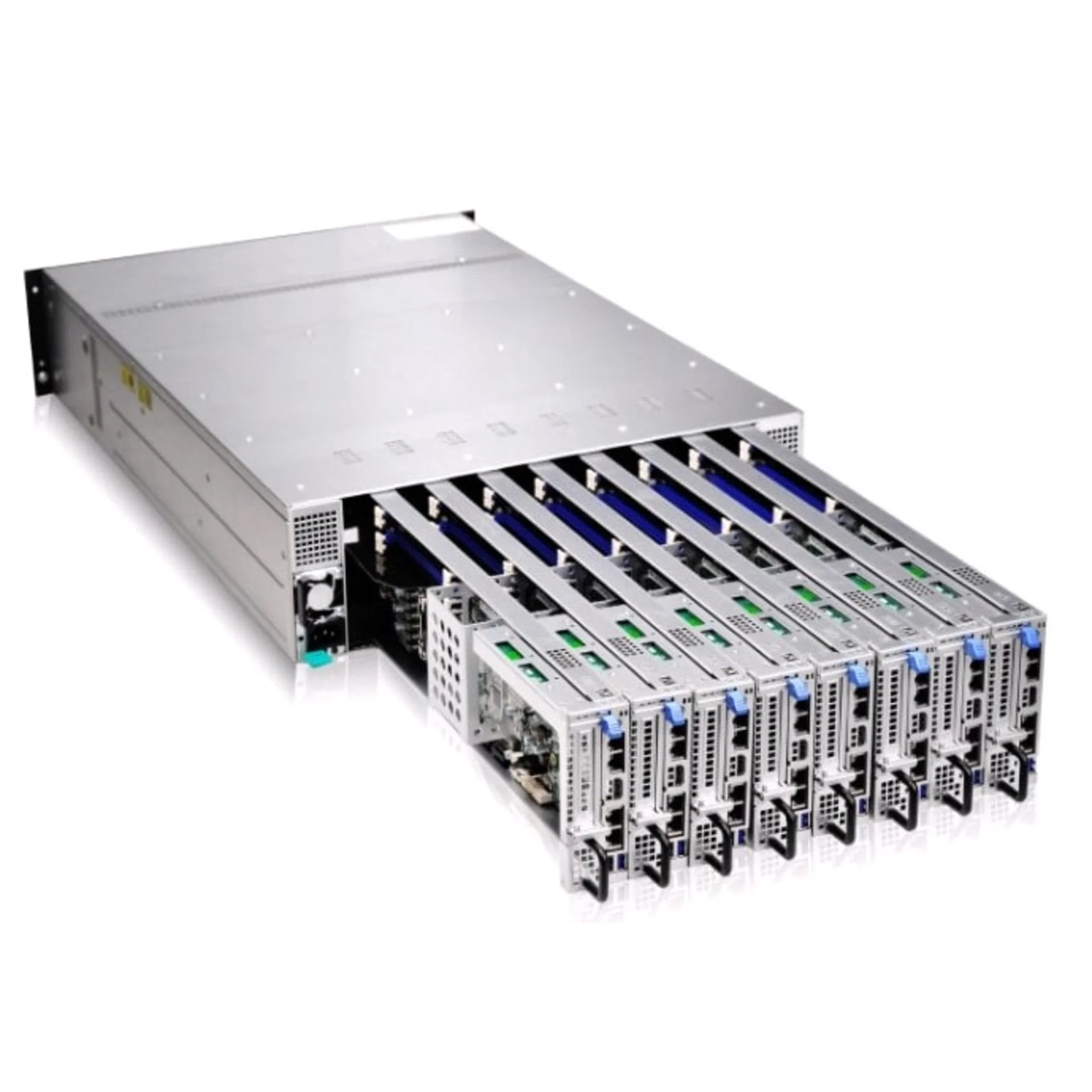 Серверная платформа Gooxi 3U SY308-S16R 8xNode, without CPU(LGA1151)/4*DDR4 ECC UDIMM/ C242 / no HDD(2)LFF/ 4xGE