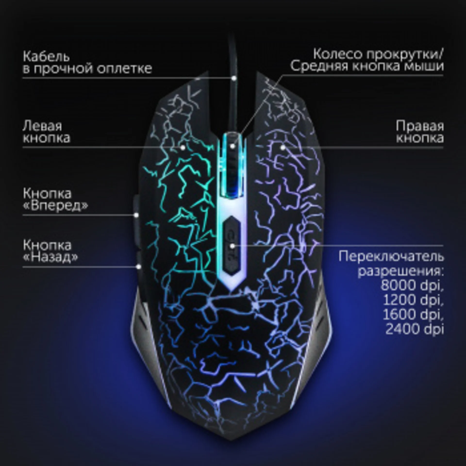 Комплект Оклик HS-HKM100G IMPERIAL (клавиатура, мышь, гарнитура) черный (489352)