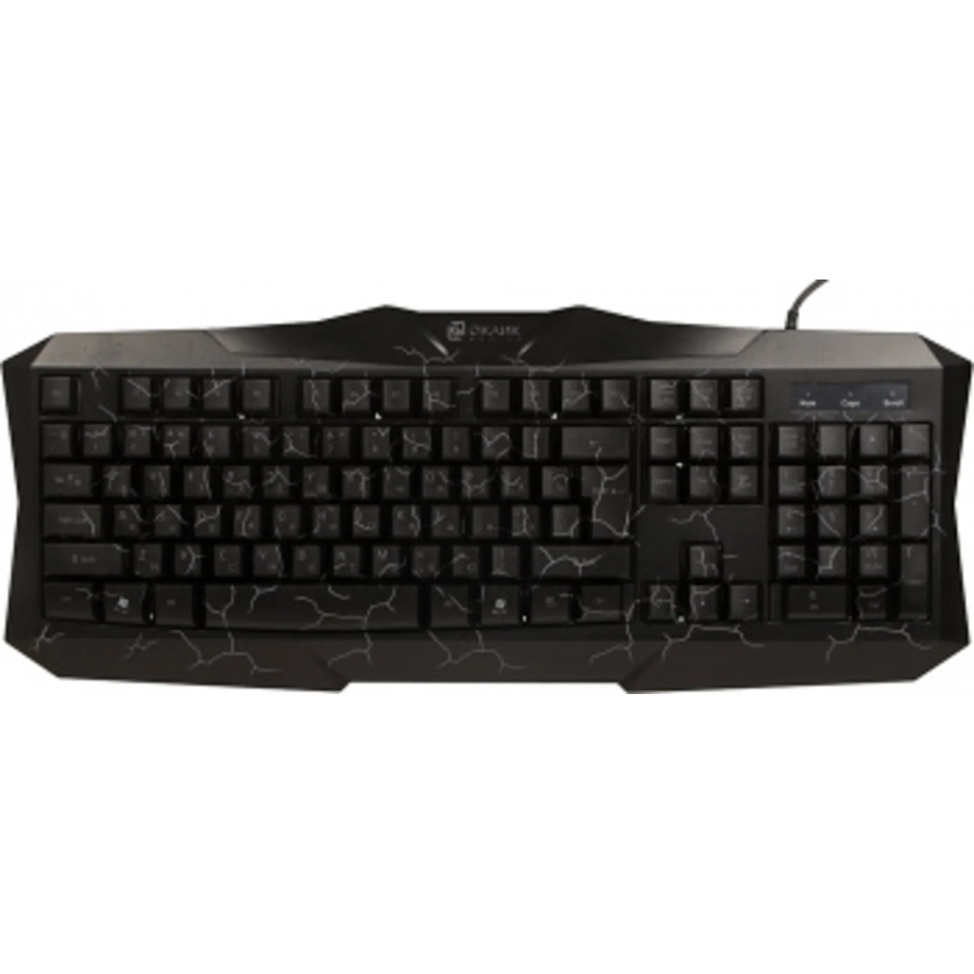 Комплект Оклик HS-HKM100G IMPERIAL (клавиатура, мышь, гарнитура) черный (489352)