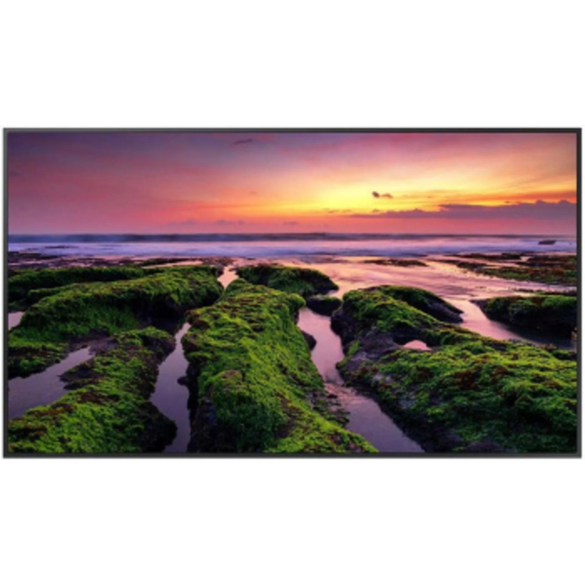 Панель Samsung 75" QB75B черный VA LED 8ms 16:9 HDMI M/M матовая 350cd 178гр/178гр 3840x1920 4K USB