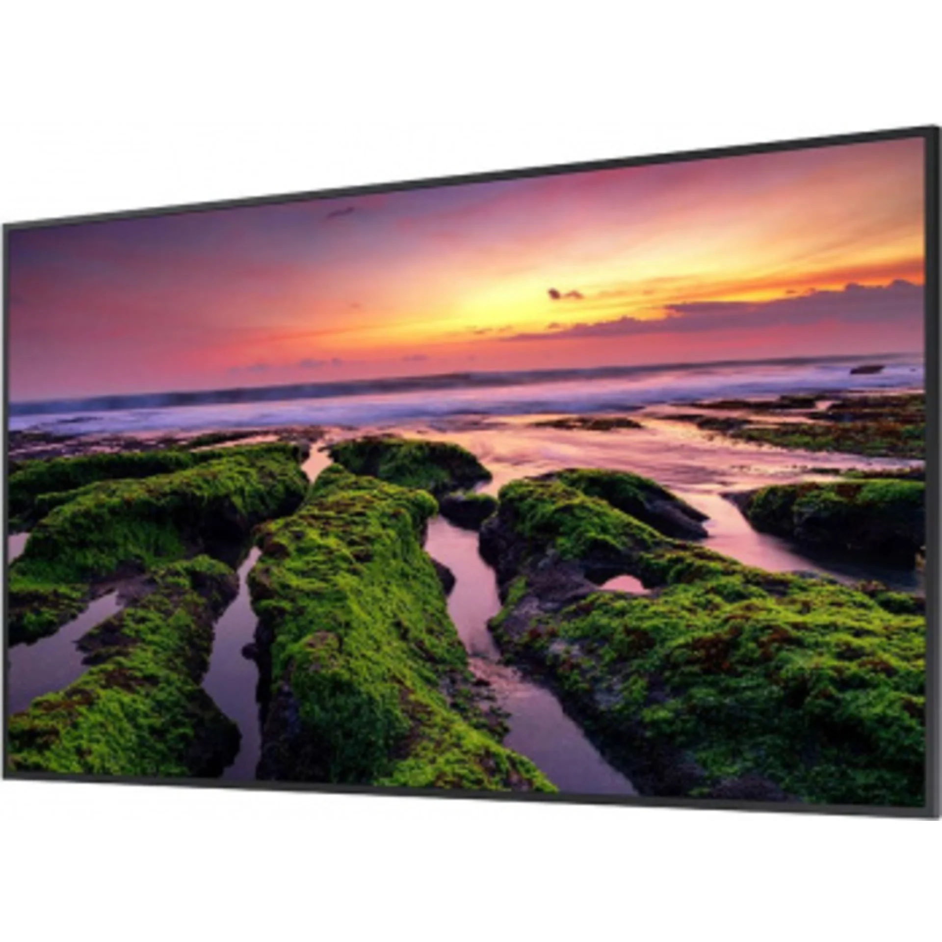 Панель Samsung 75" QB75B черный VA LED 8ms 16:9 HDMI M/M матовая 350cd 178гр/178гр 3840x1920 4K USB