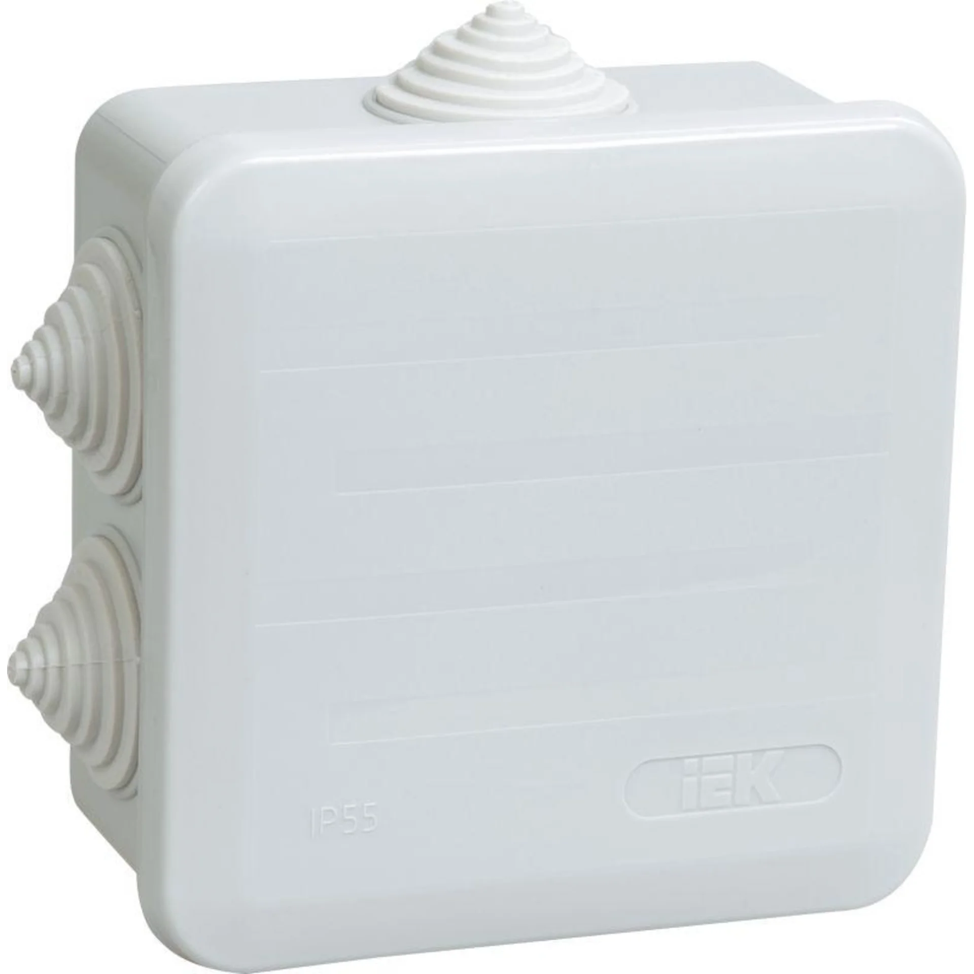Коробка распаячная ОП 100х100х50 IP44 КМ41255 IEK UKOZ11-100-100-050-K41-44