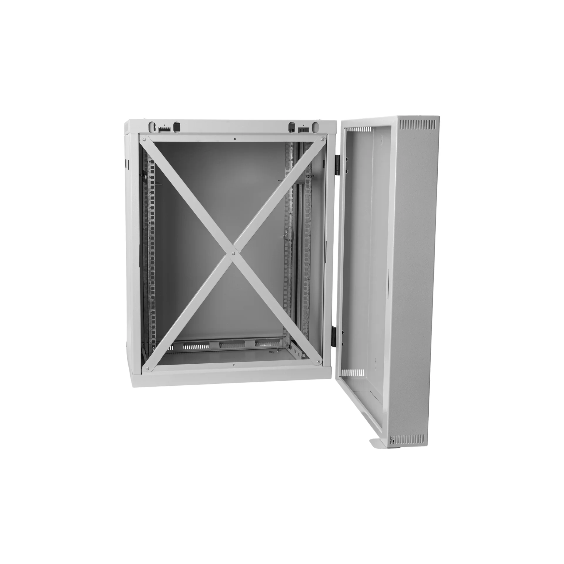 Шкаф телекоммуникационный настенный 15U, 600х550х770мм двухсекционный