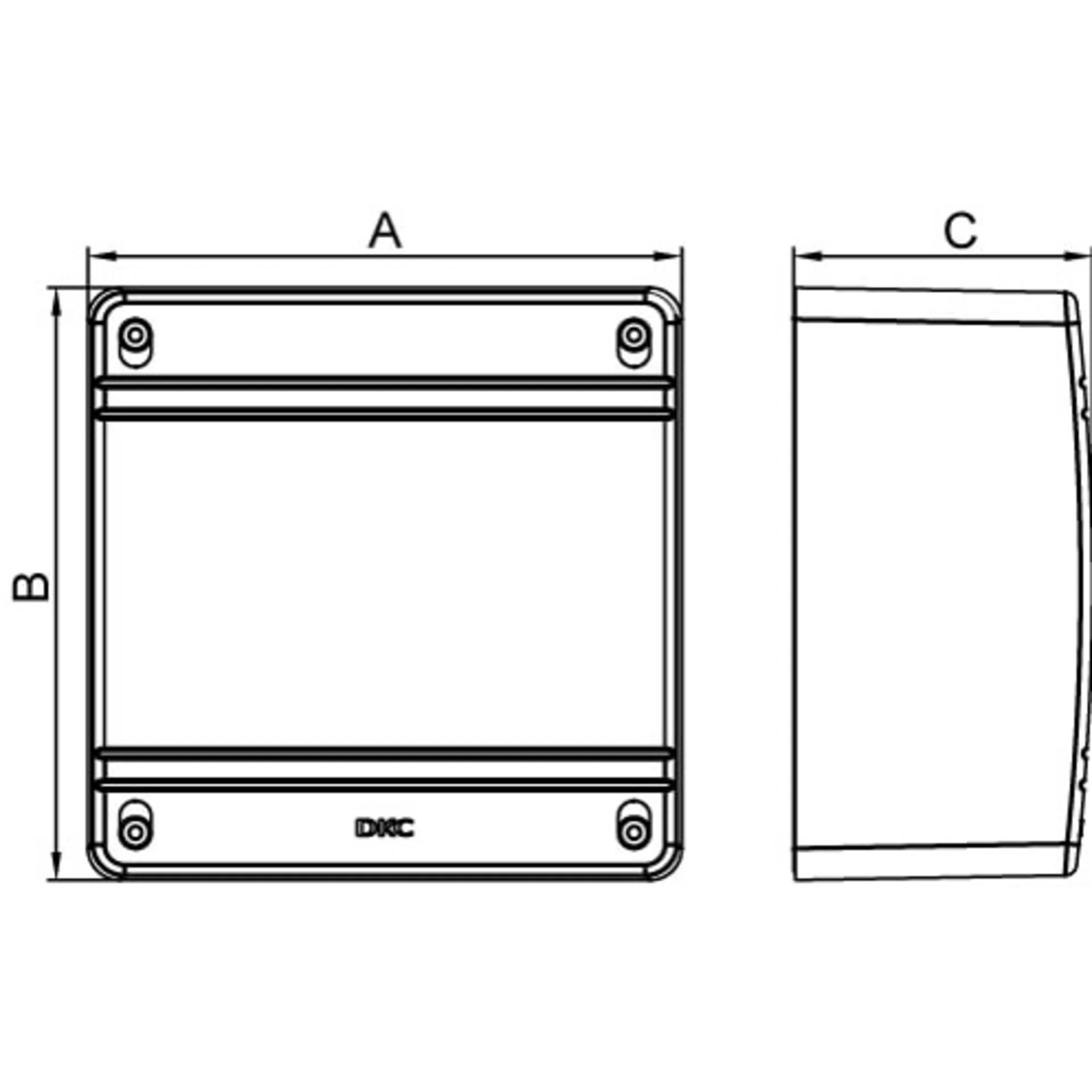 Коробка распределительная 110х110х55мм для кабель-канала DKC 01869