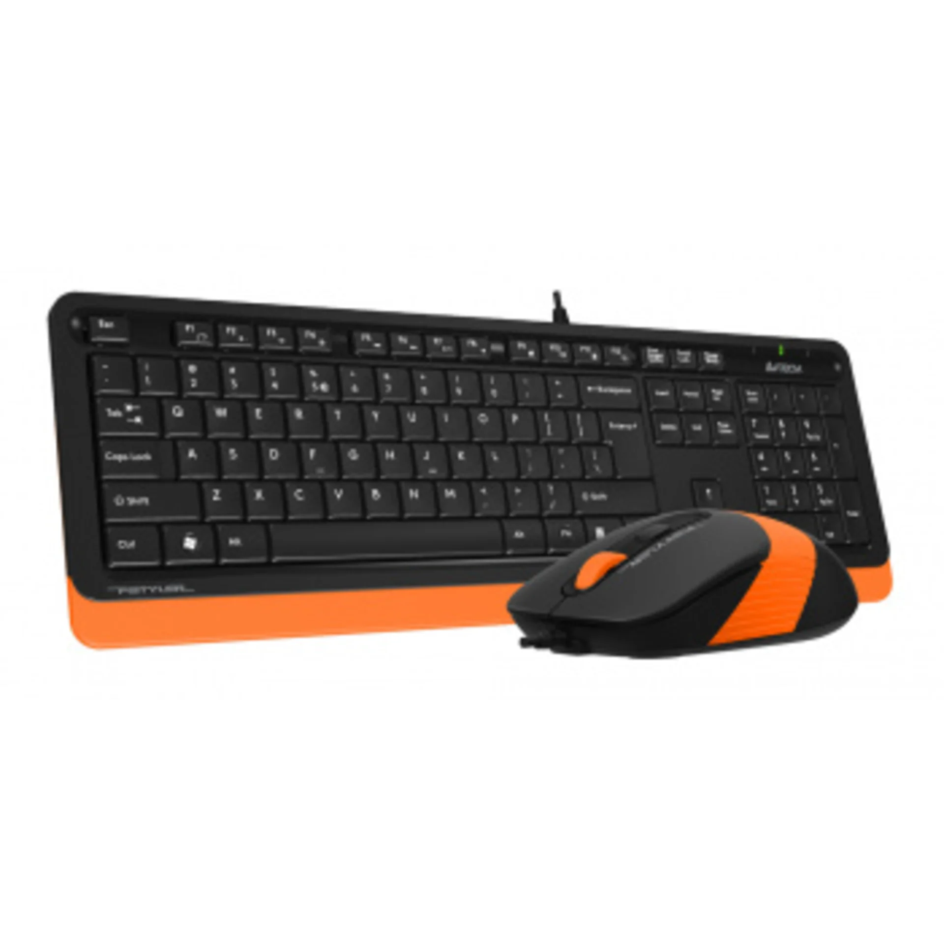 Клавиатура + мышь A4Tech Fstyler F1010 клав:чер/оранж мышь:чер/оранж USB Multimedia (F1010 ORANGE)
