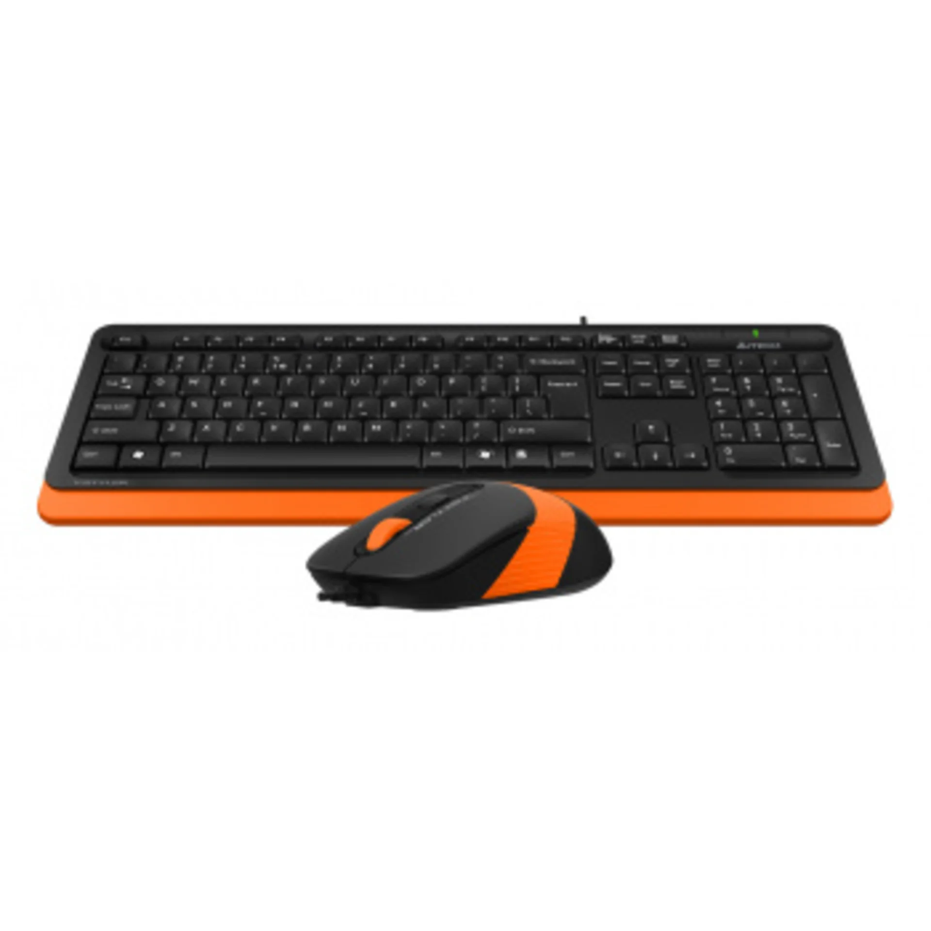 Клавиатура + мышь A4Tech Fstyler F1010 клав:чер/оранж мышь:чер/оранж USB Multimedia (F1010 ORANGE)