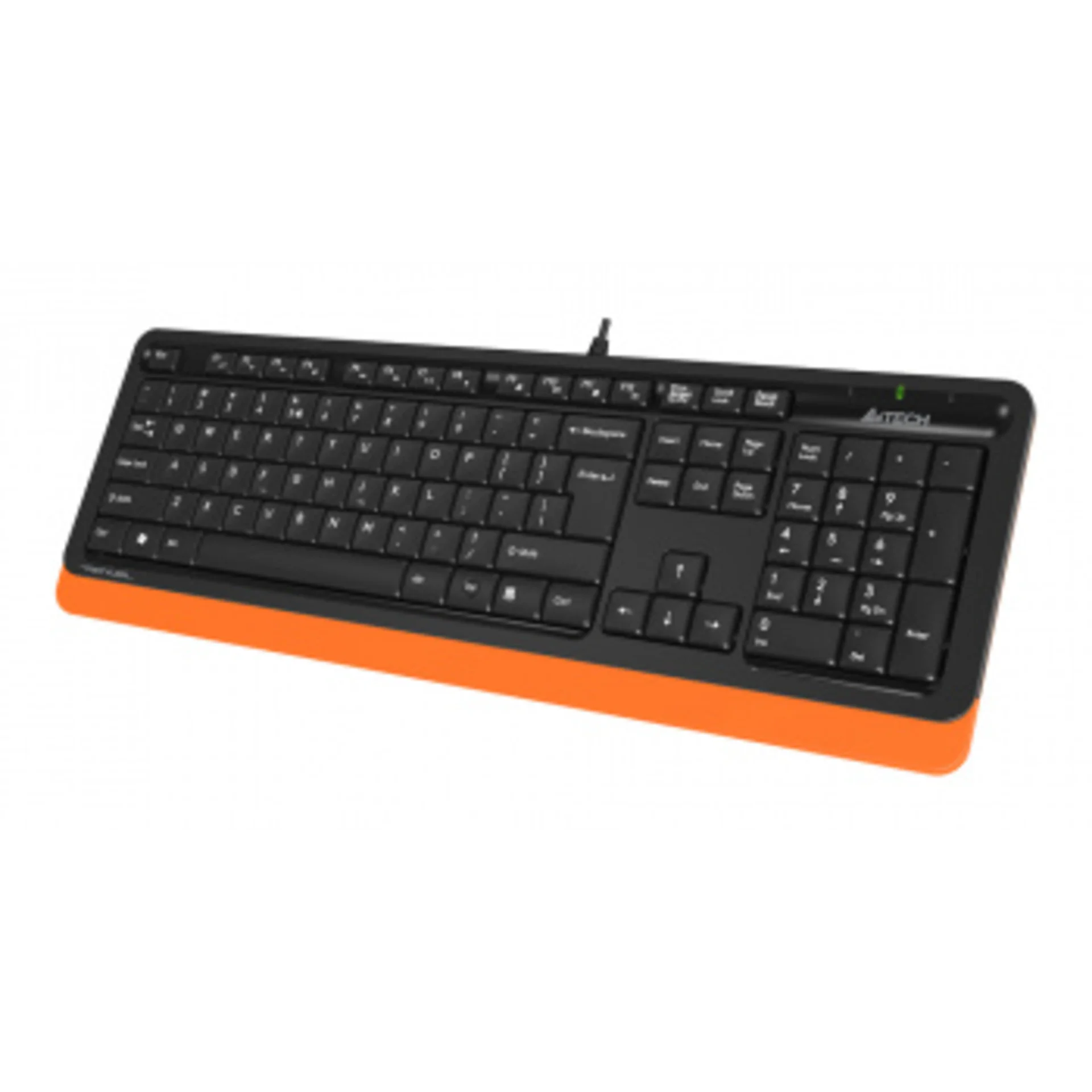 Клавиатура + мышь A4Tech Fstyler F1010 клав:чер/оранж мышь:чер/оранж USB Multimedia (F1010 ORANGE)