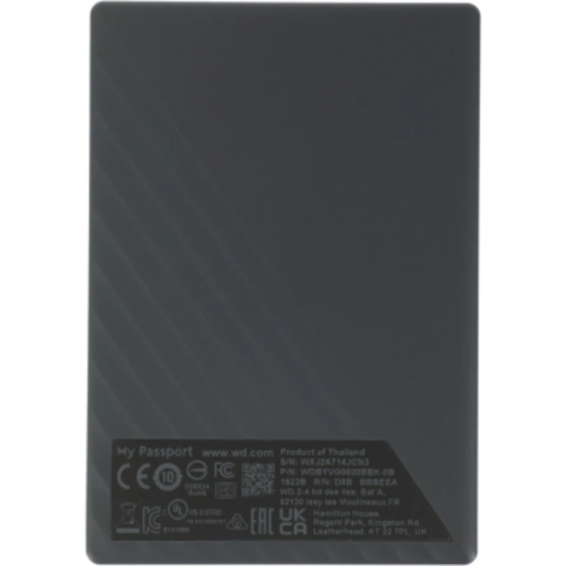 Жесткий диск WD USB 3.0 2Tb WDBYVG0020BBK-WESN My Passport 2.5" черный