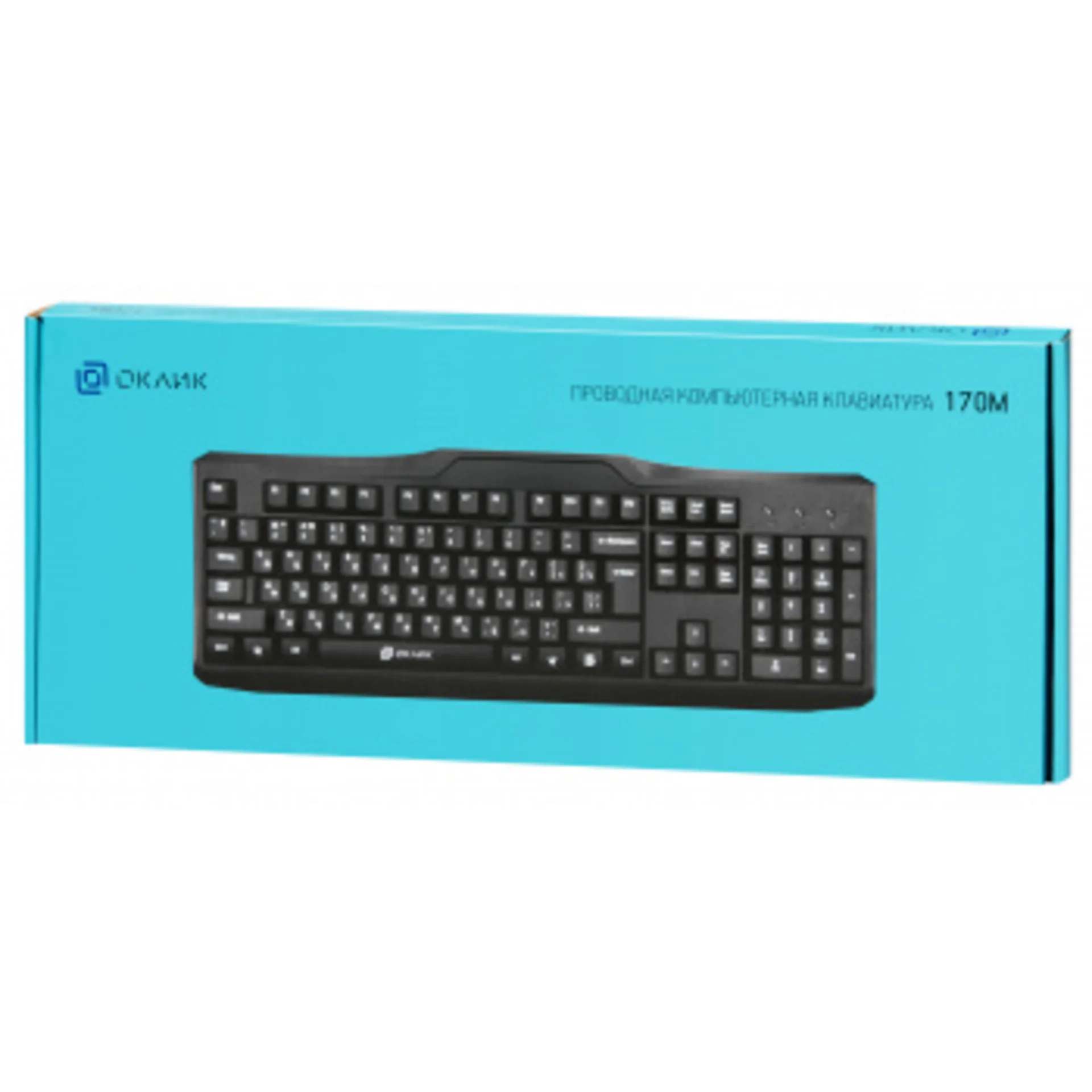 Клавиатура Оклик 170M черный USB (855272)