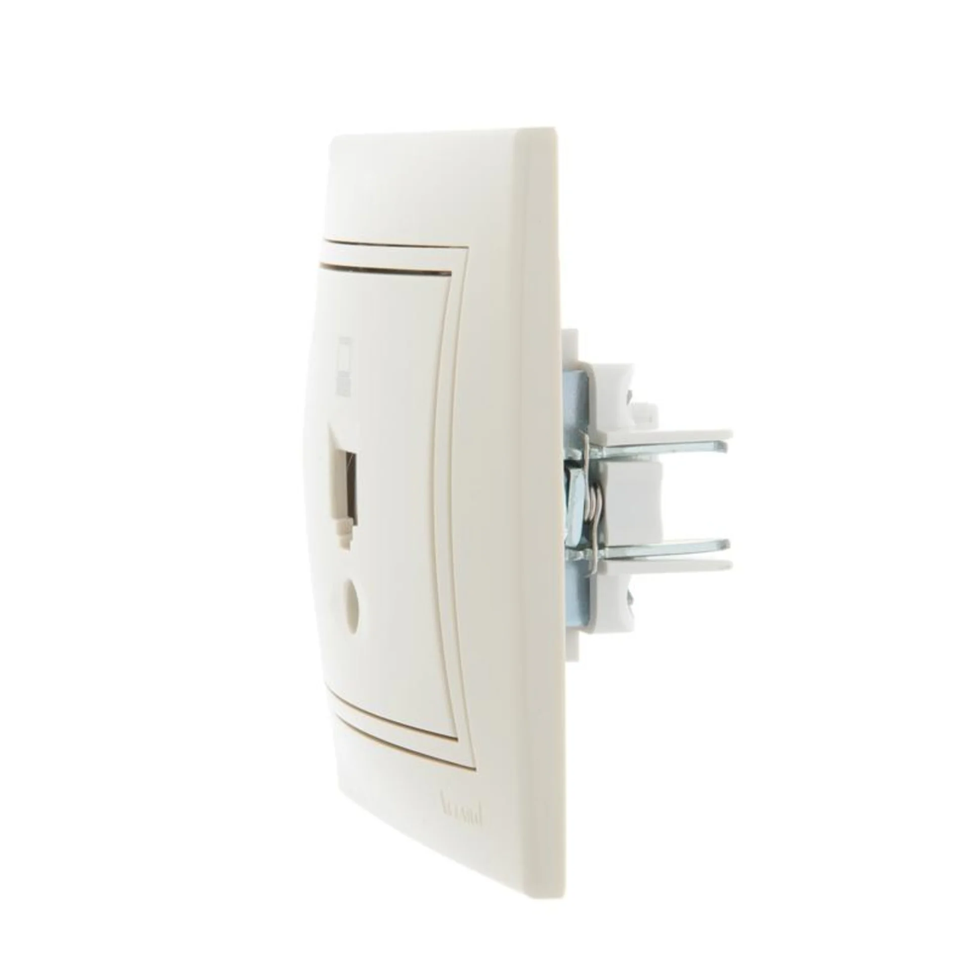 Розетка компьютерная 1-м СП Mira RJ45 крем./крем.. LEZARD 701-0303-139