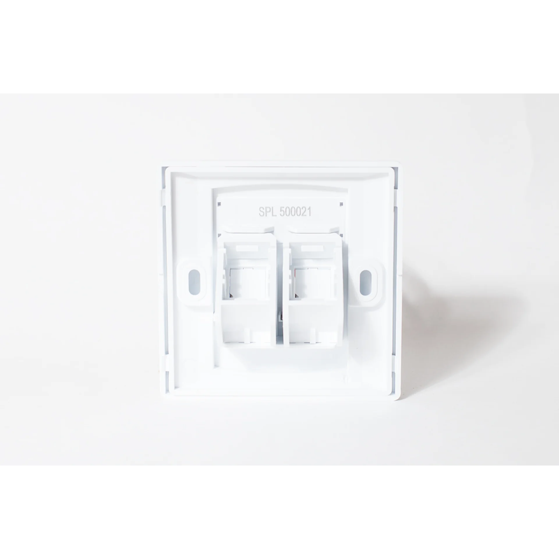 Рамка 86x86 мм, для 2 модулей Keystone, с суппортом