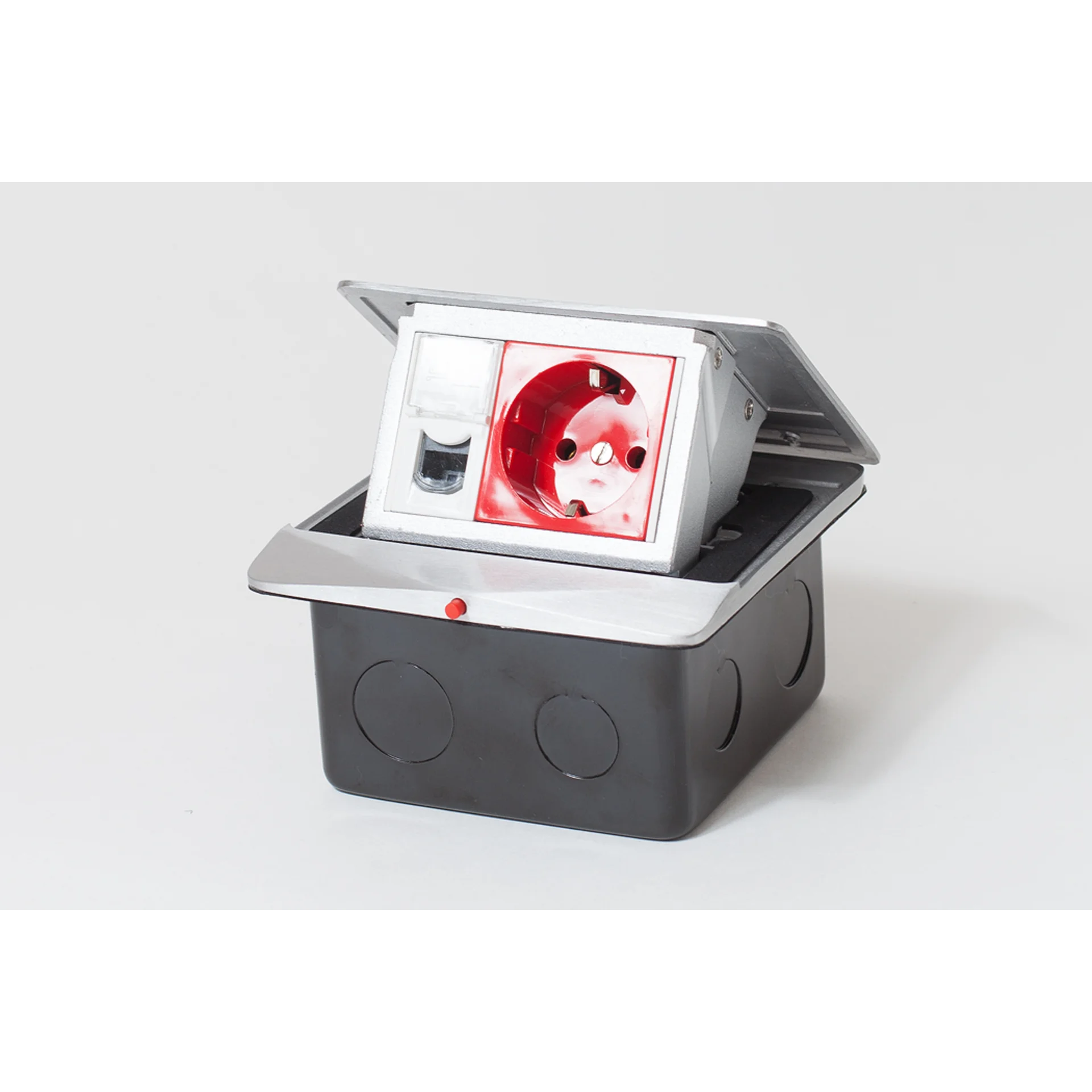 Люк на 1,5 поста (45х45), алюминий, с металлической коробкой, IP44