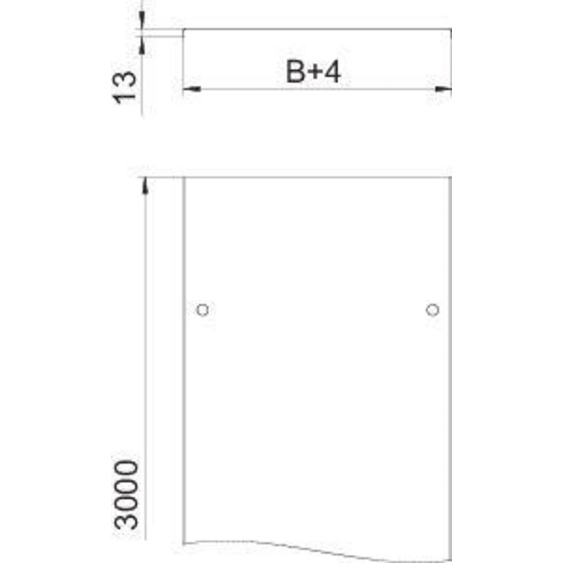 Крышка для лотка осн.200 L3000 сталь 1мм DRL 200 FS с поворотным фиксатором оцинк. OBO 6052207