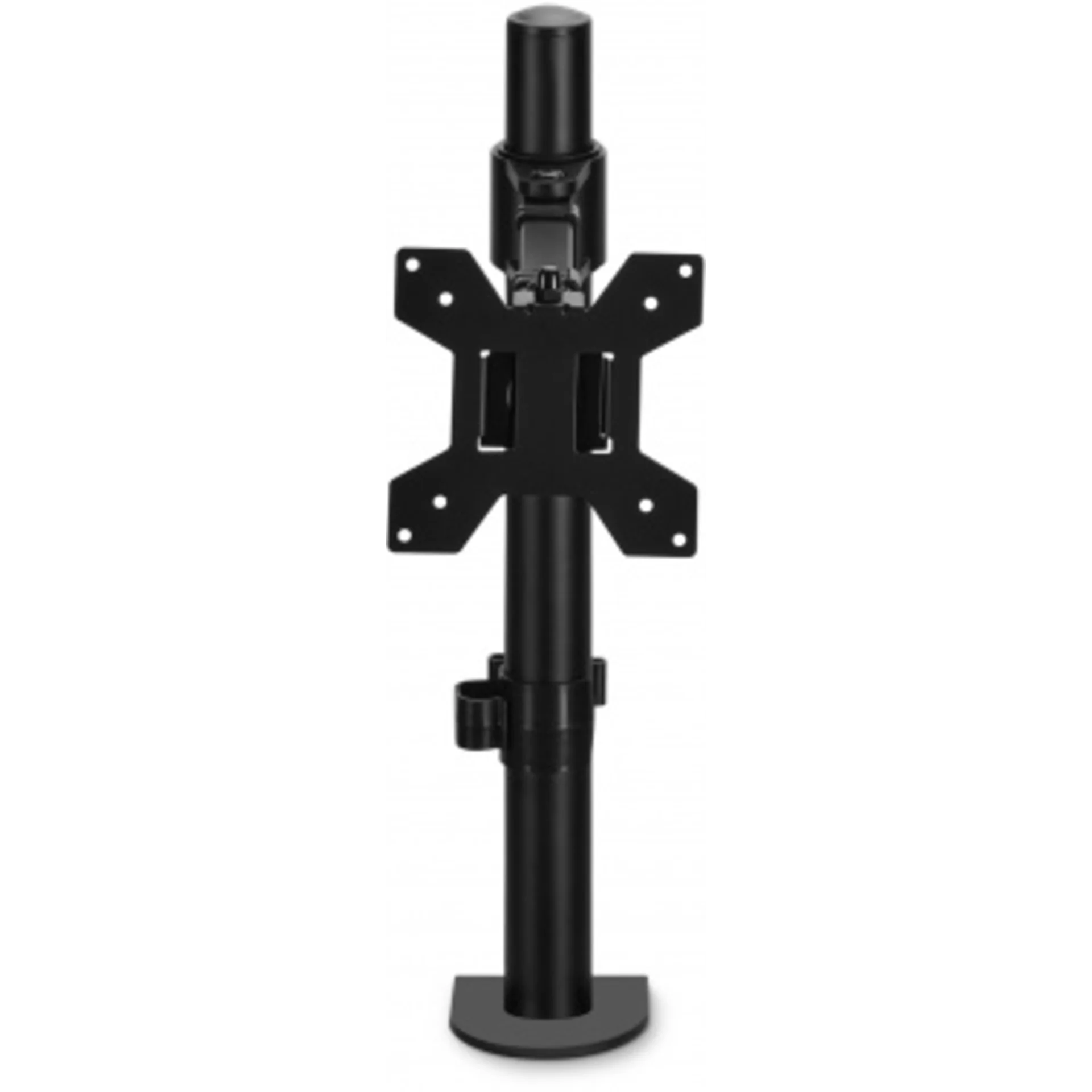 Кронштейн для мониторов ЖК Buro BU-M051-M черный 17"-32" макс.8кг крепление к столешнице поворот и н