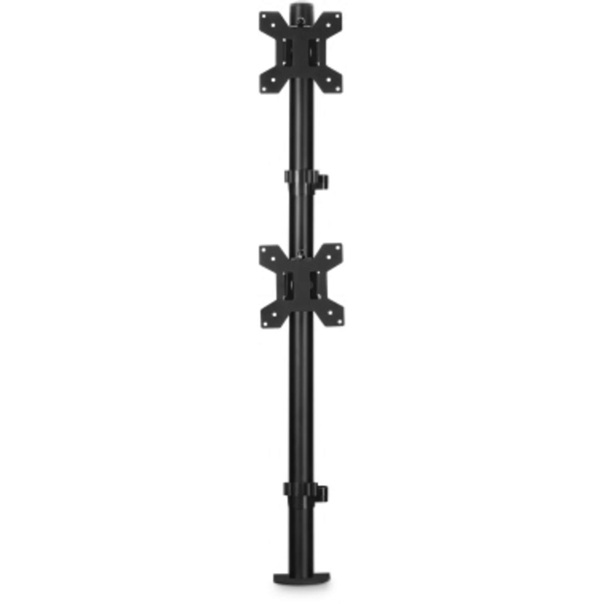 Кронштейн для мониторов ЖК Buro M063 черный 17"-27" макс.8кг крепление к столешнице поворот и наклон