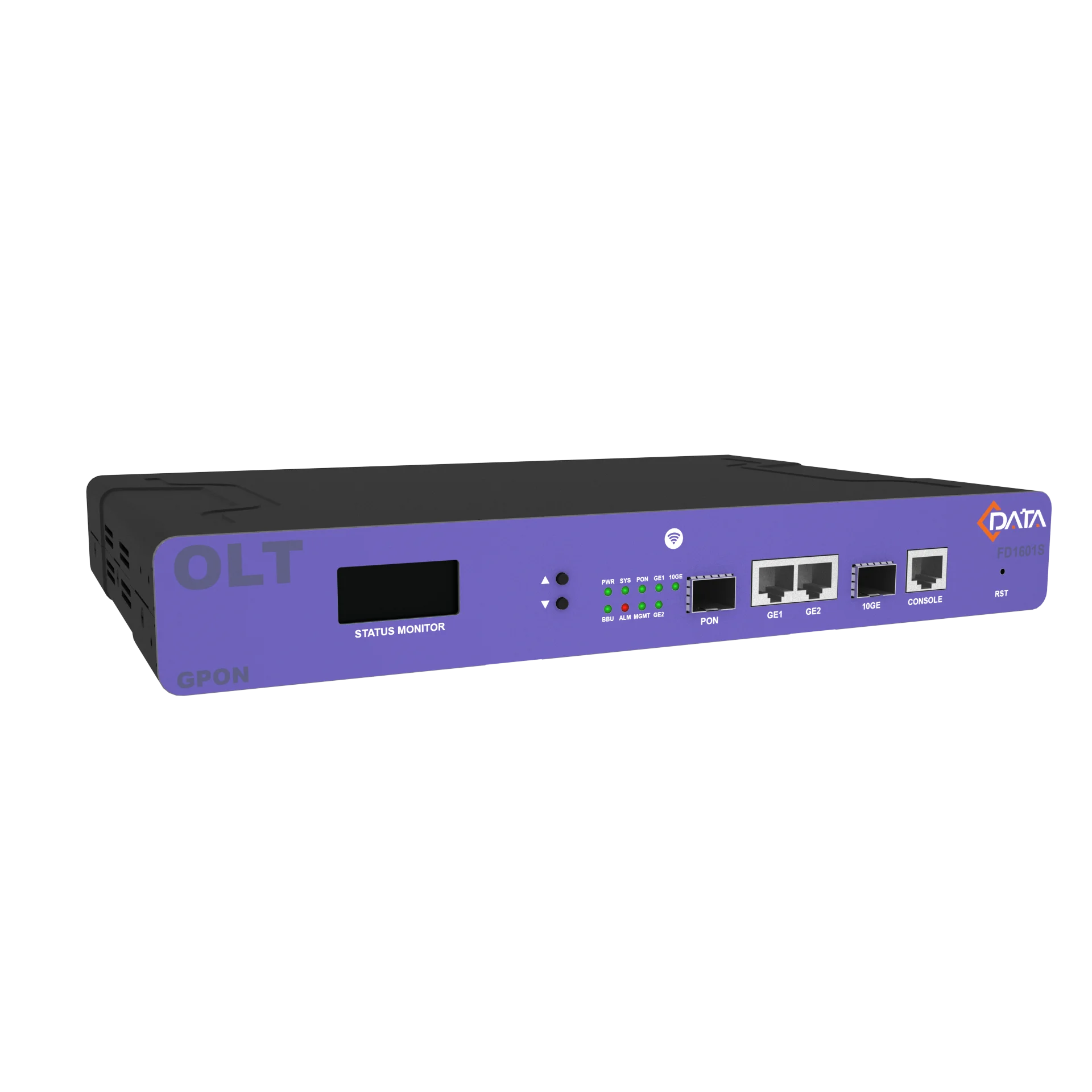 OLT C-DATA FD1601S-B1 с 1 портом GPON (SFP), 2 GE порта, 1 SFP+ порт, 1 БП АC
