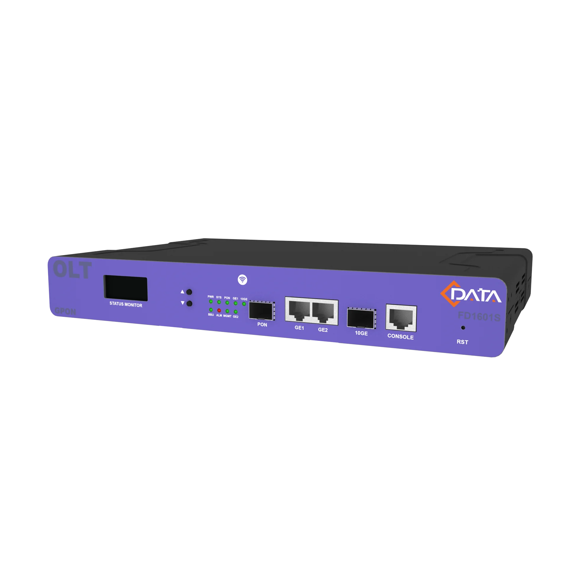 OLT C-DATA FD1601S-B1 с 1 портом GPON (SFP), 2 GE порта, 1 SFP+ порт, 1 БП АC