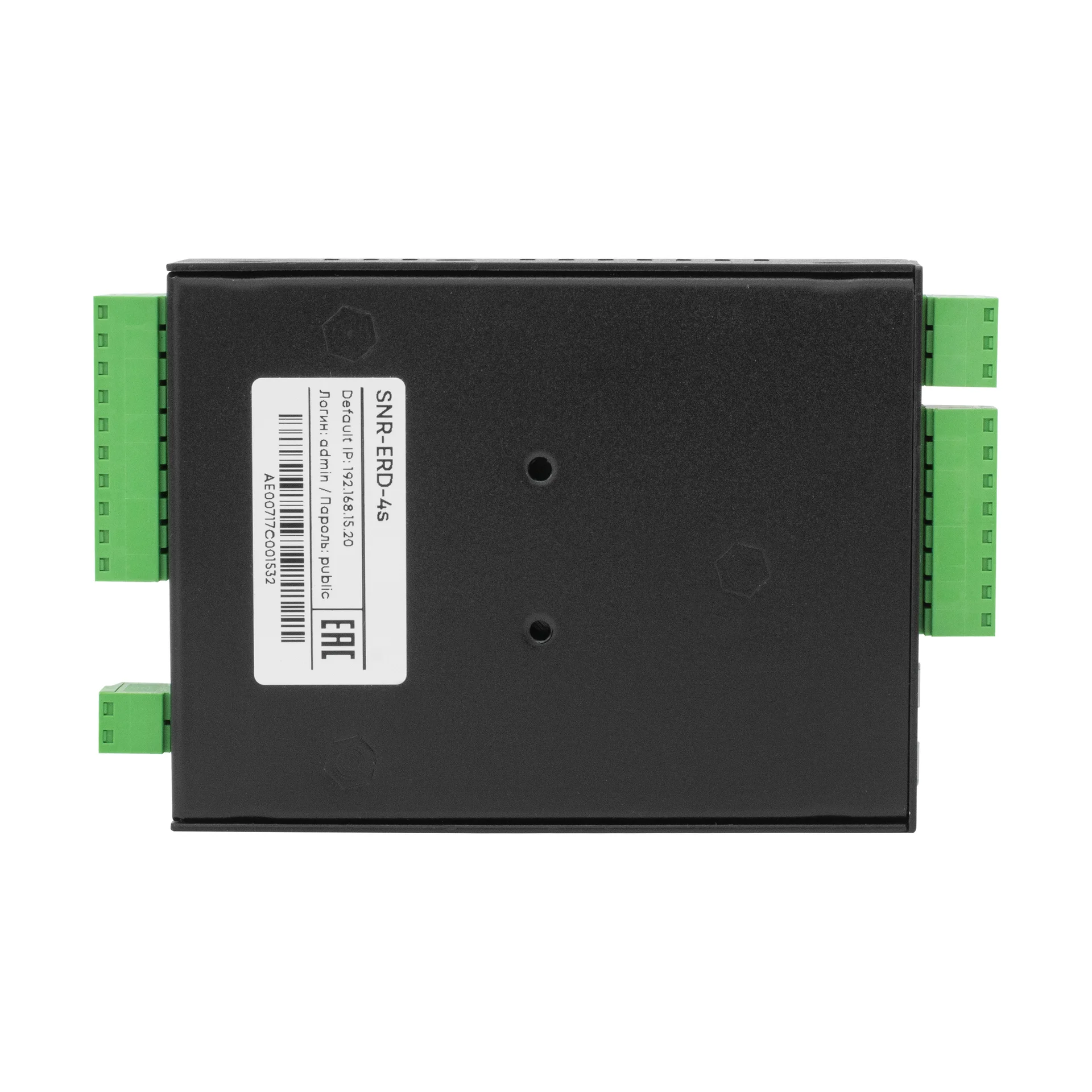 Устройство удалённого контроля и управления SNR-ERD-4s, металл корпус, крепление DIN