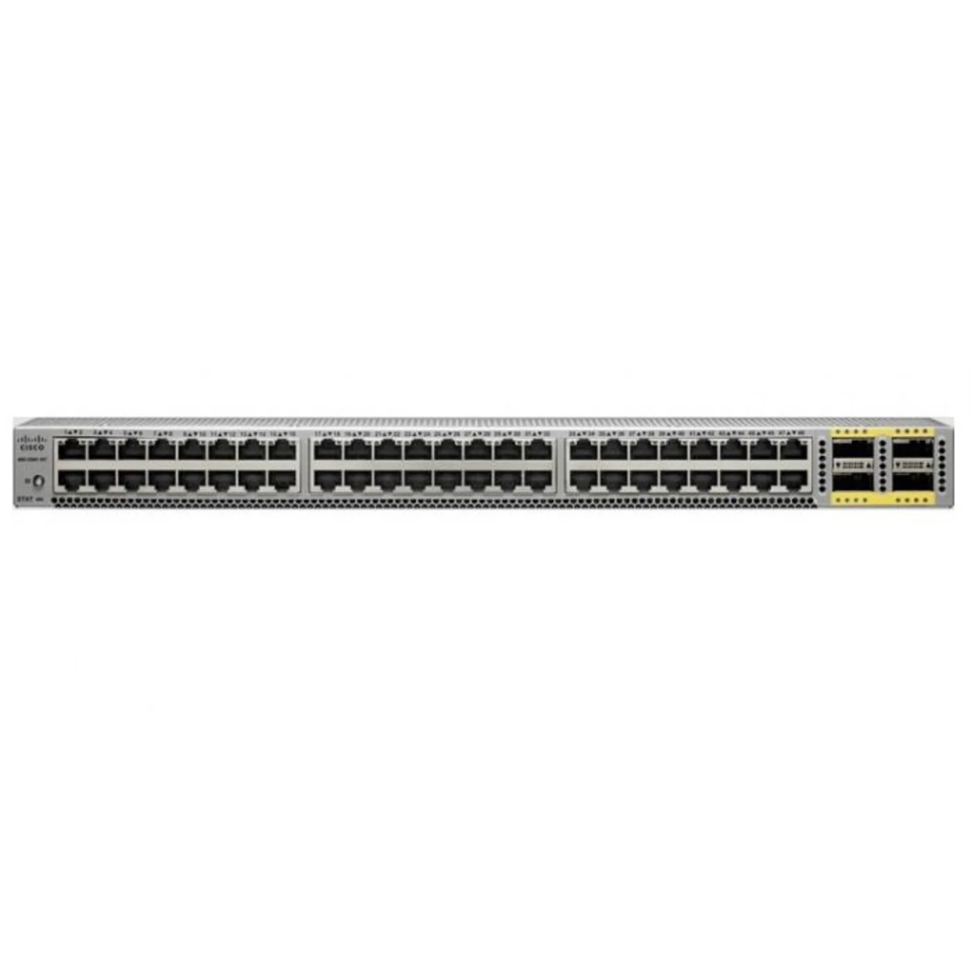 Коммутатор Cisco Nexus N6K-C6001-64T, направление охлаждения Port-side Intake