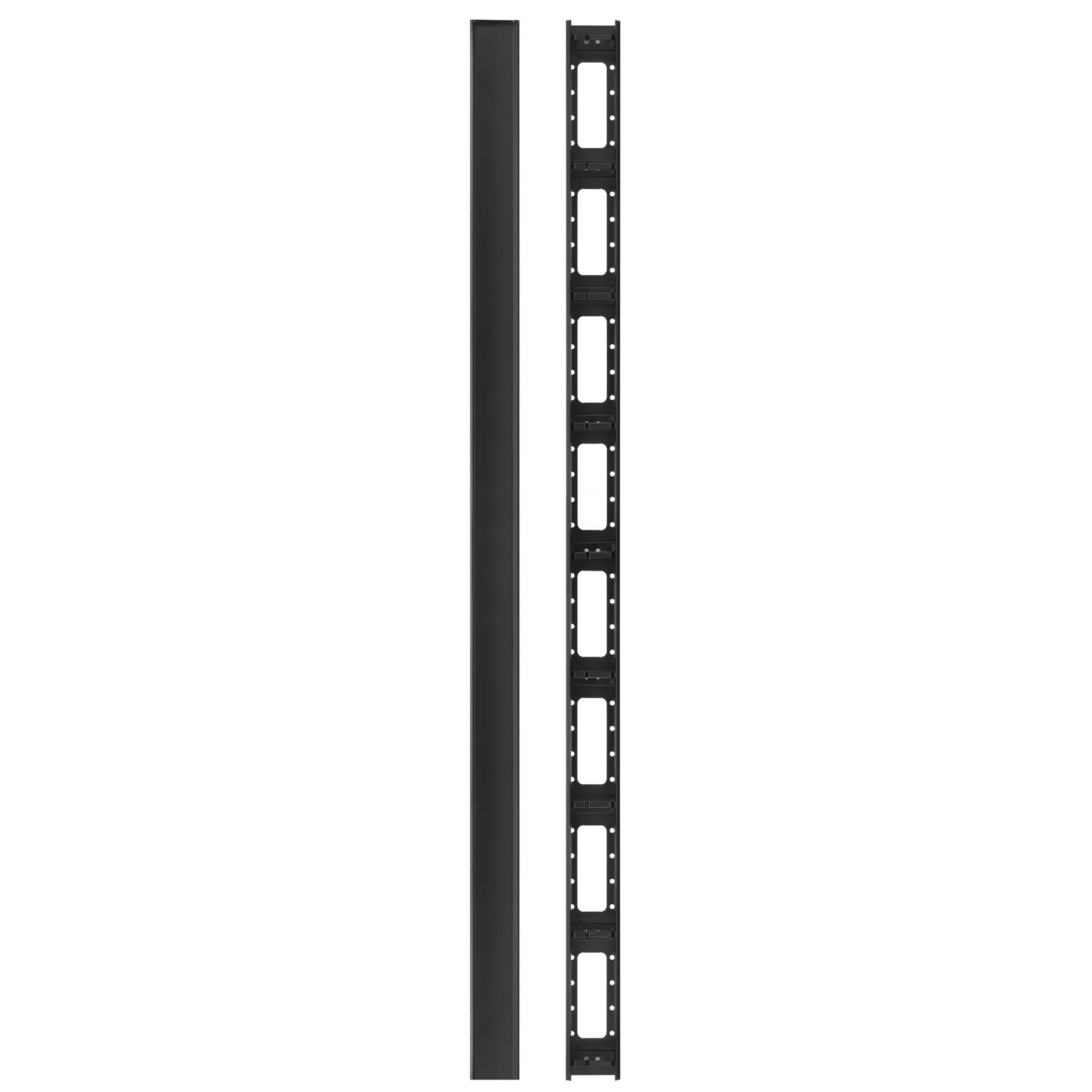 Вертикальный кабельный организатор с крышкой, 95х70мм, 42U