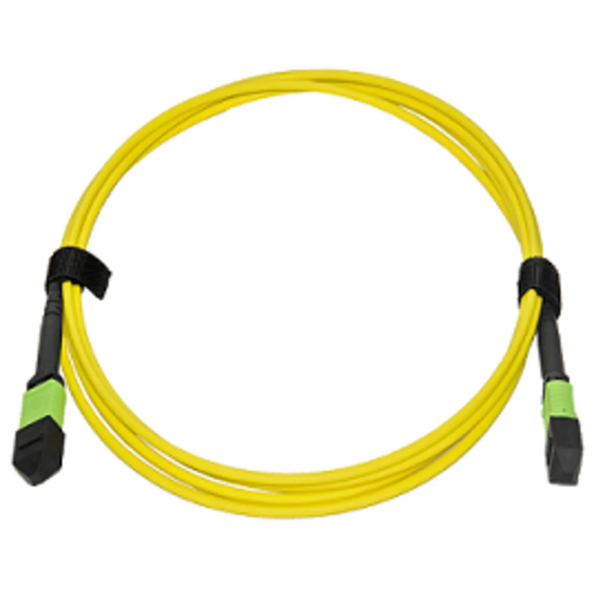 Патчкорд оптический MPO/APC FF SM, 12 волокон, 3 метра (Cross)