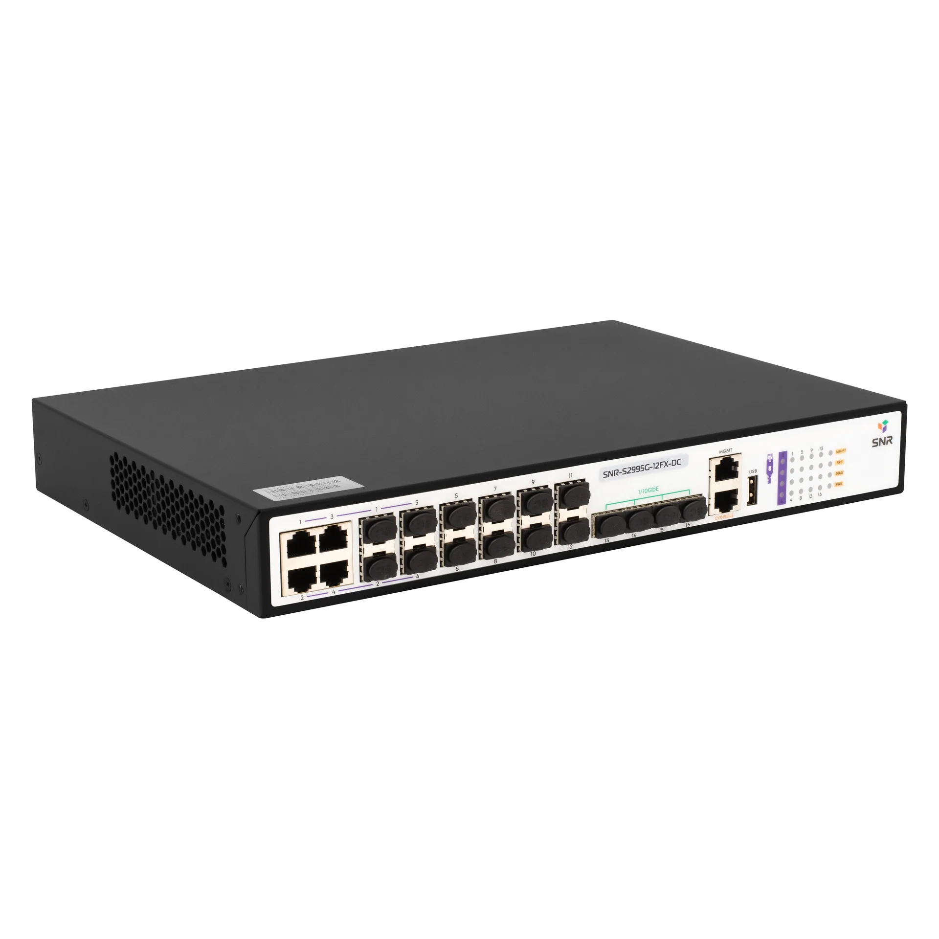 Управляемый коммутатор уровня 3 SNR-S2995G-12FX-DC