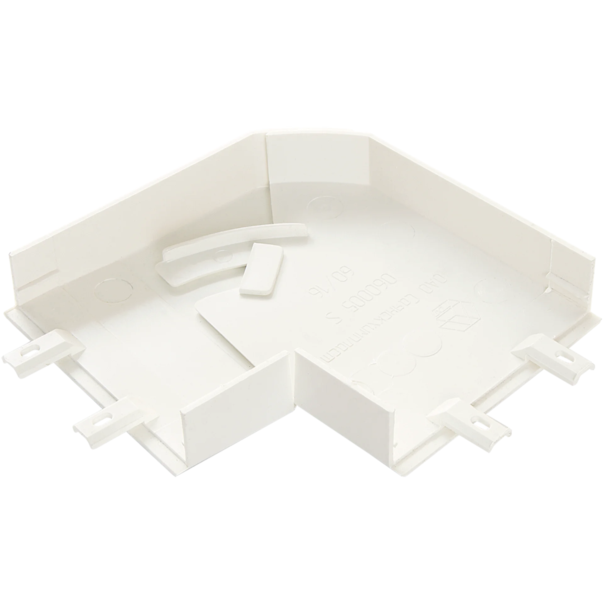 Угол плоский изменяемый для кабельного канала 60х16