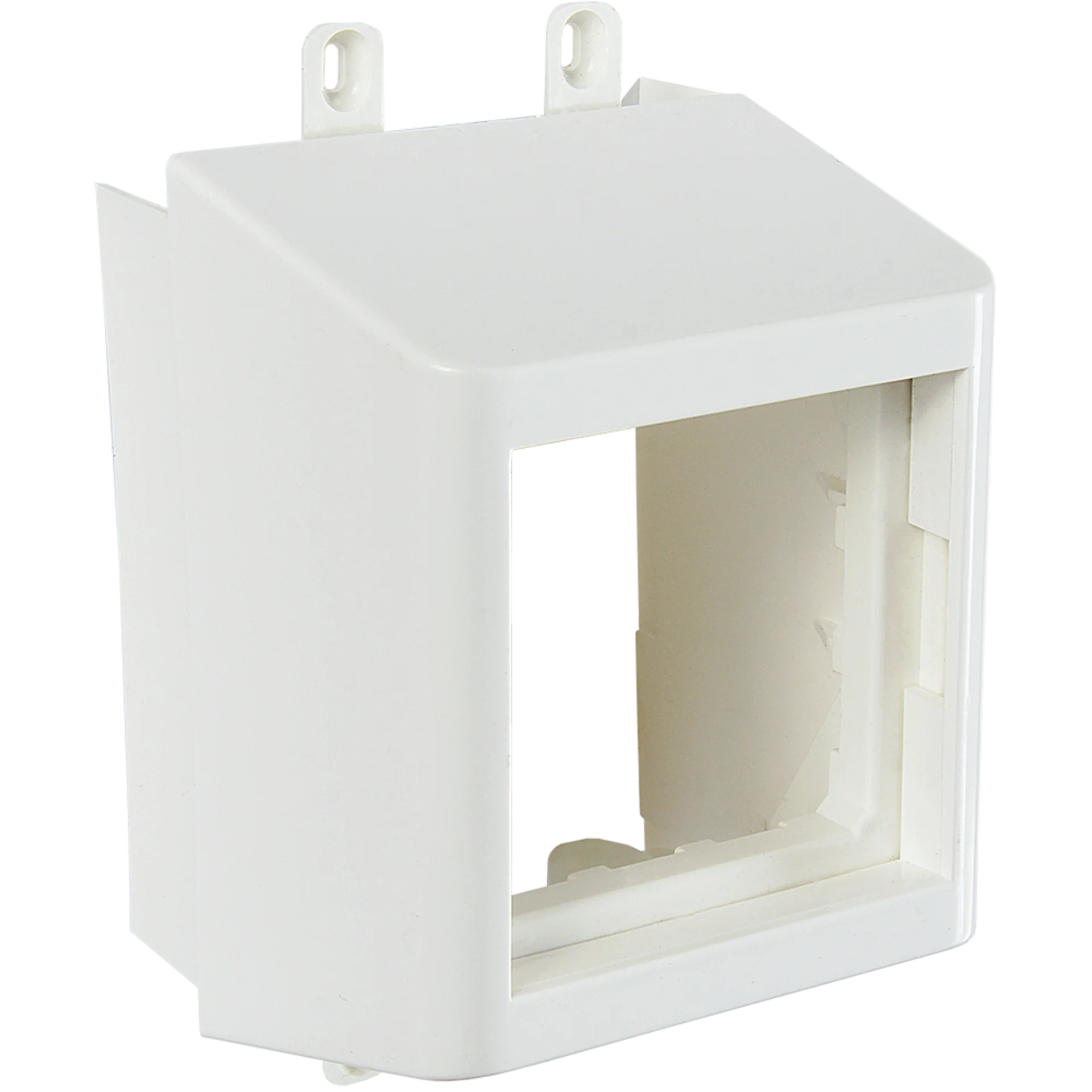 Суппорт с рамкой 1 пост (45х45) на профиль для кабельного канала 60х16