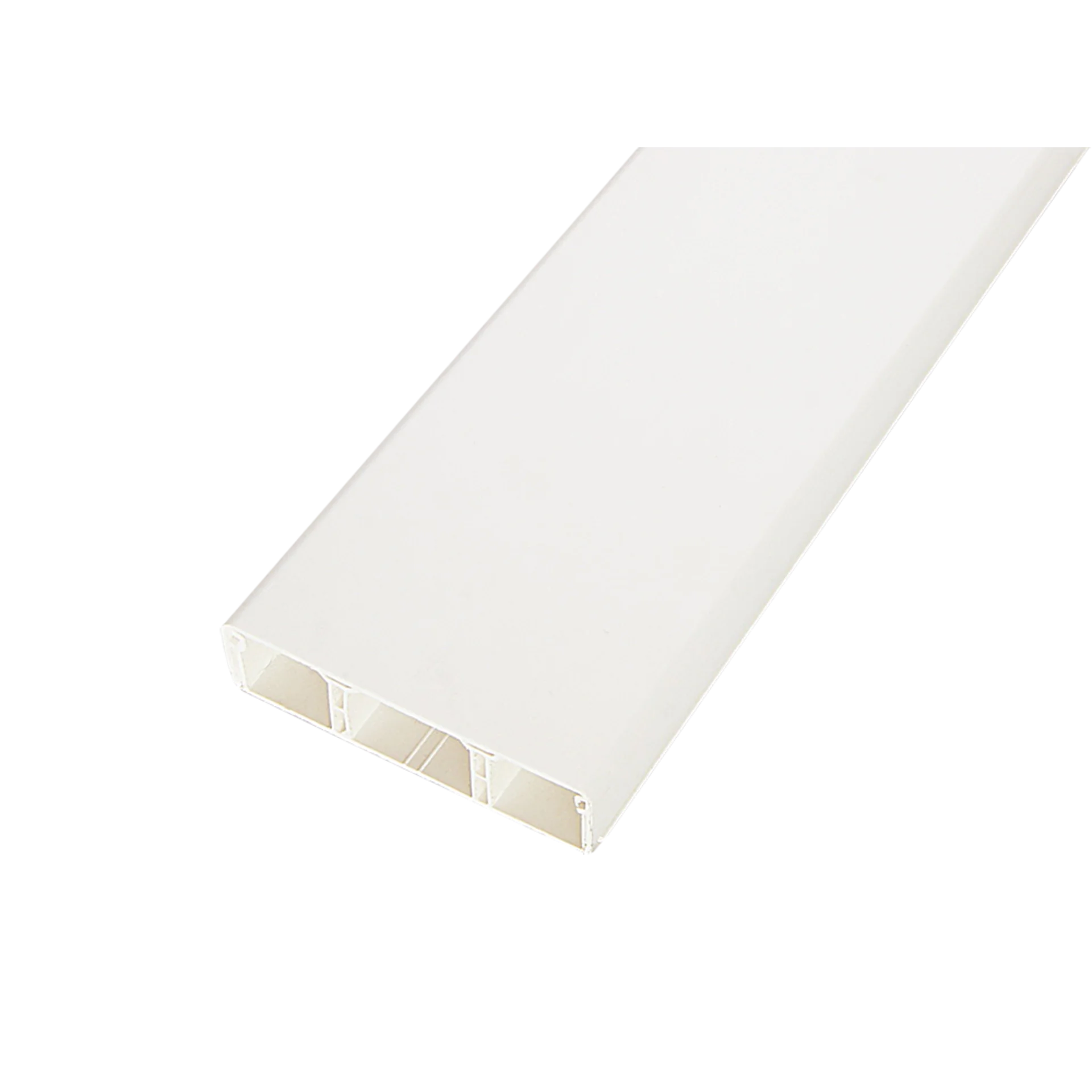 Кабельный канал 75x20х2000мм с перегородками (белый)