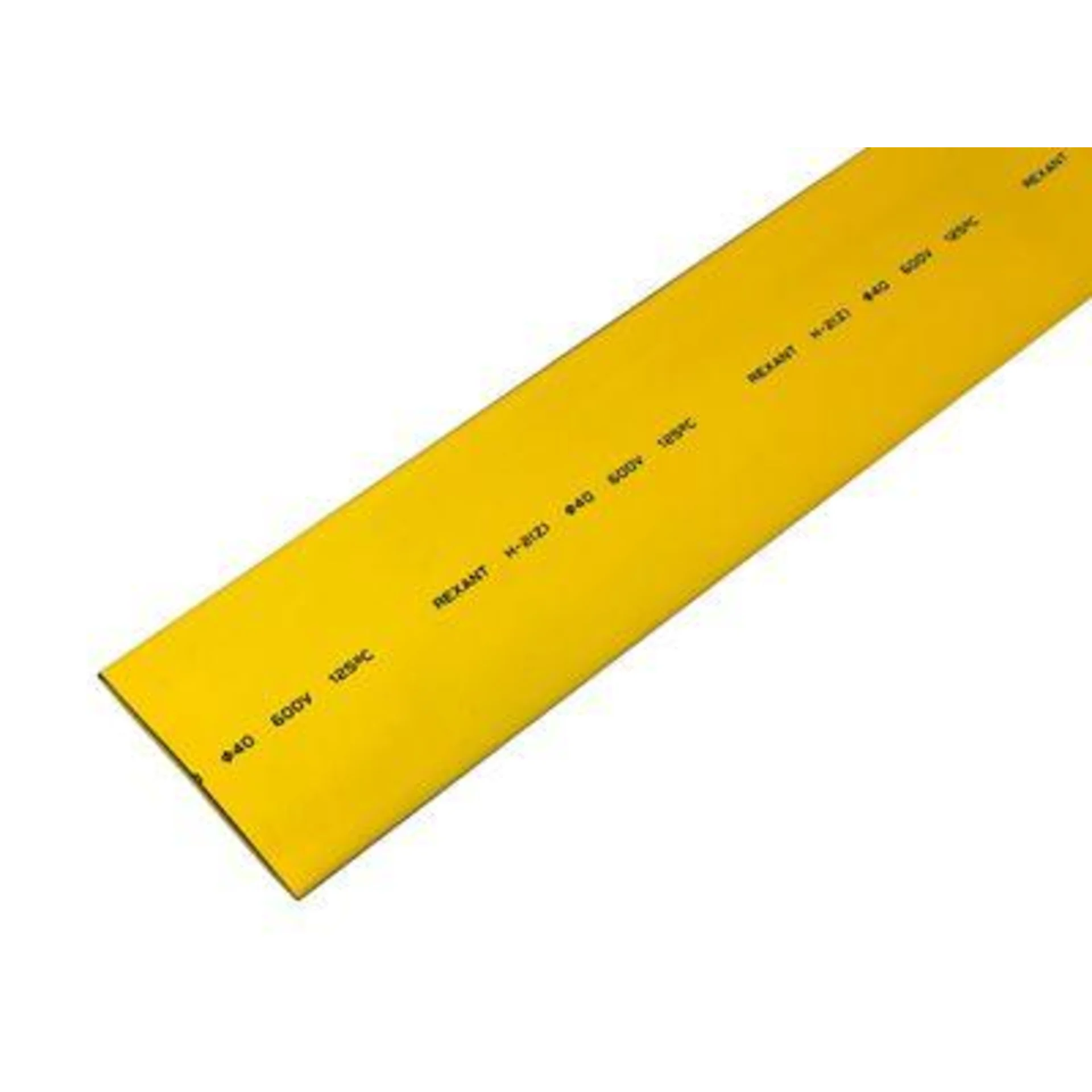 Трубка термоусадочная Н-1 40.0/20.0 1м желт. Rexant 24-0002