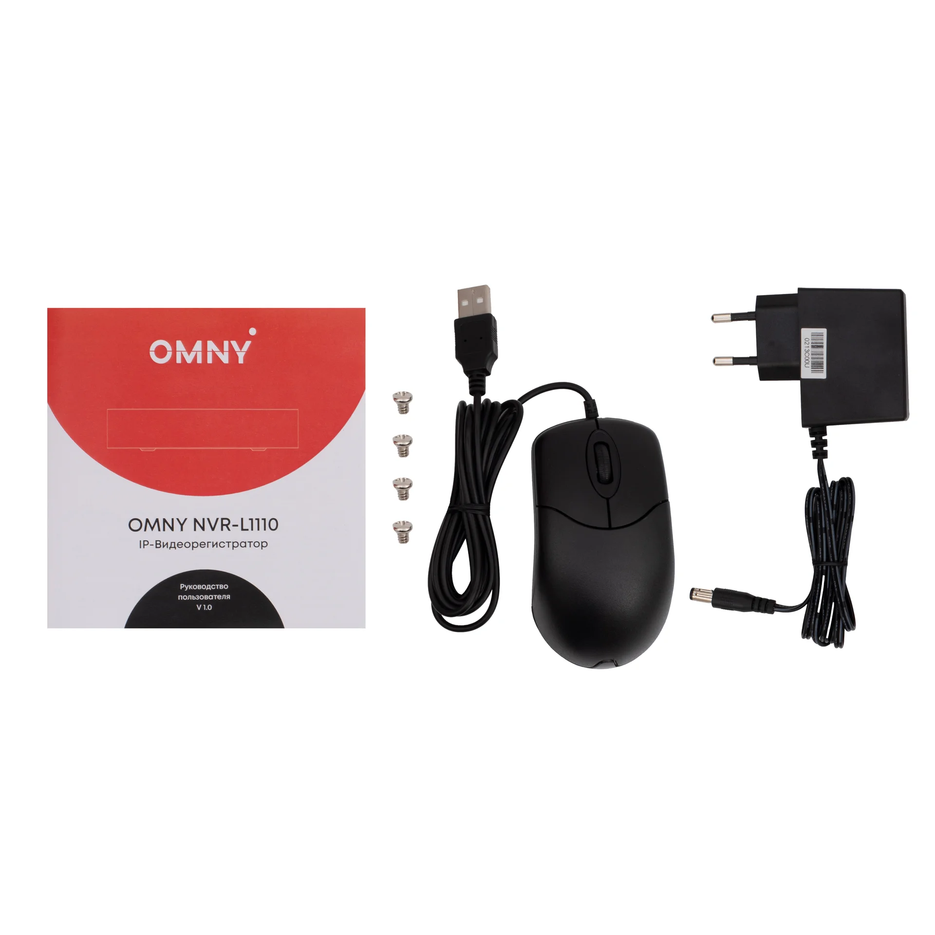 Видеорегистратор сетевой 10-канальный OMNY NVR-L1110