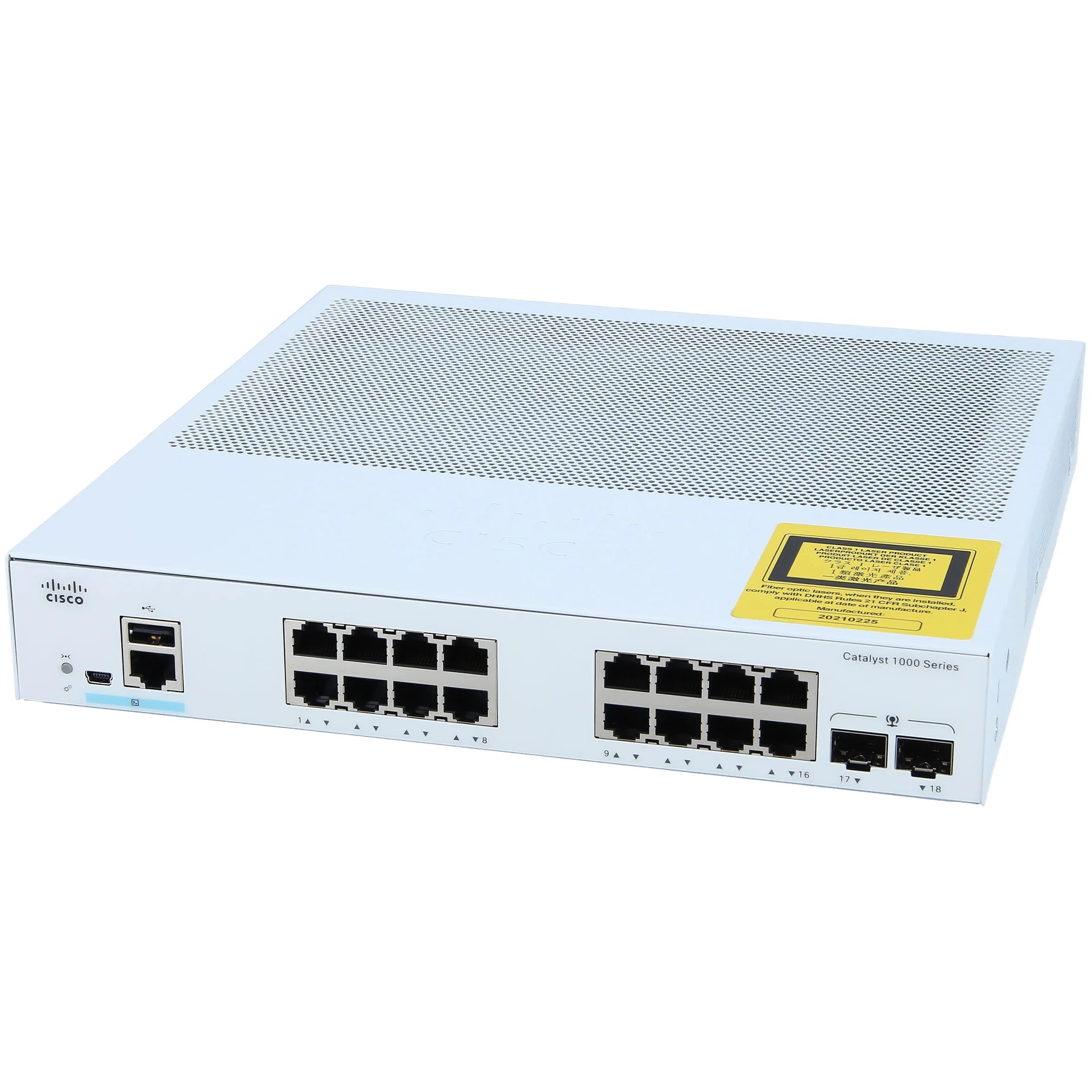 Коммутатор Cisco Catalyst C1000-16T-E-2G-L