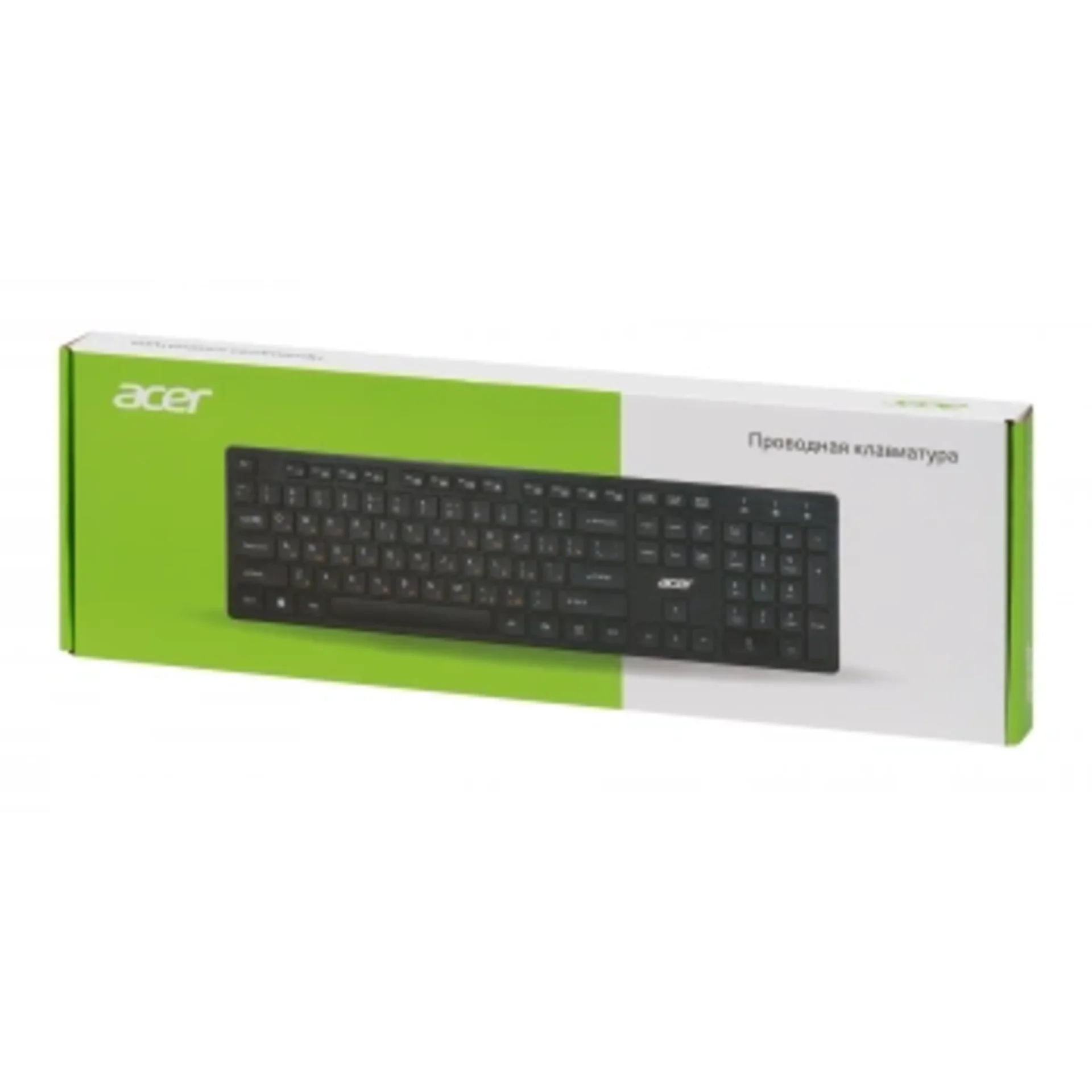 Клавиатура Acer OKW122 черный USB Multimedia (ZL.KBDEE.00C)