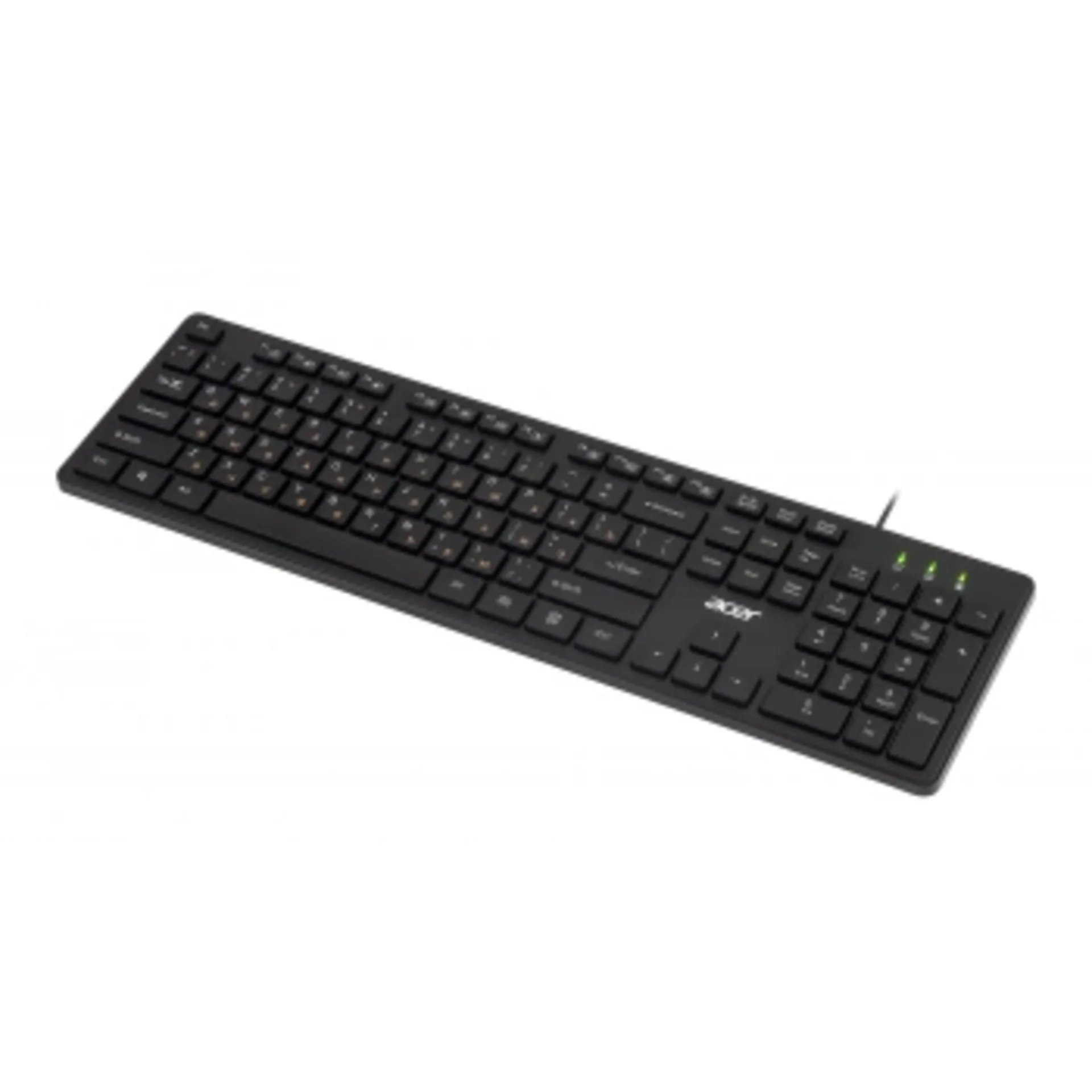 Клавиатура Acer OKW122 черный USB Multimedia (ZL.KBDEE.00C)