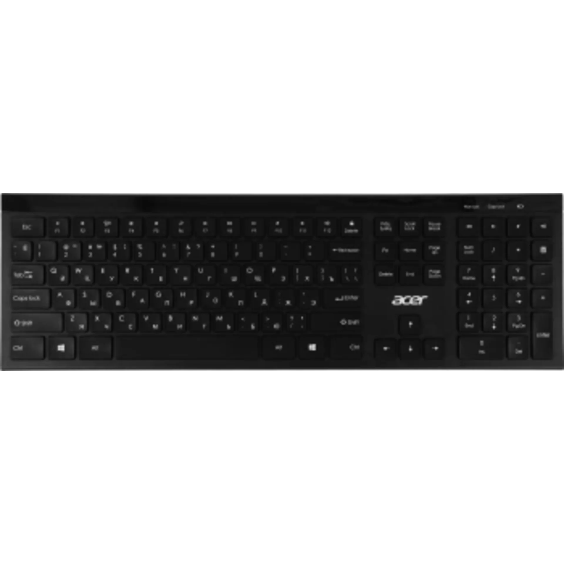 Клавиатура Acer OKR300 черный USB беспроводная Multimedia (ZL.KBDEE.014)